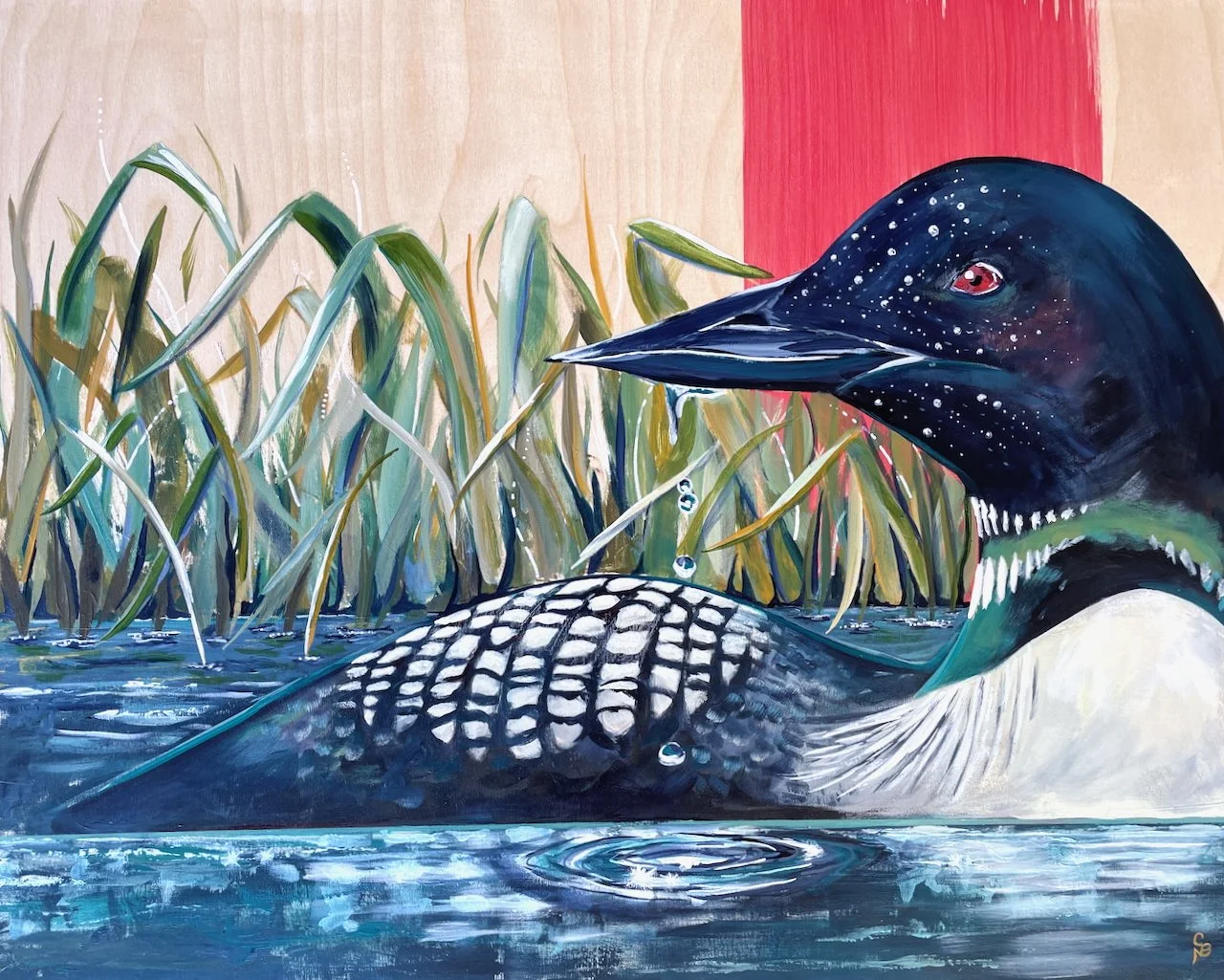 Cry of a Loon_24x30_Acrylic_2025_available_HEIF.jpeg