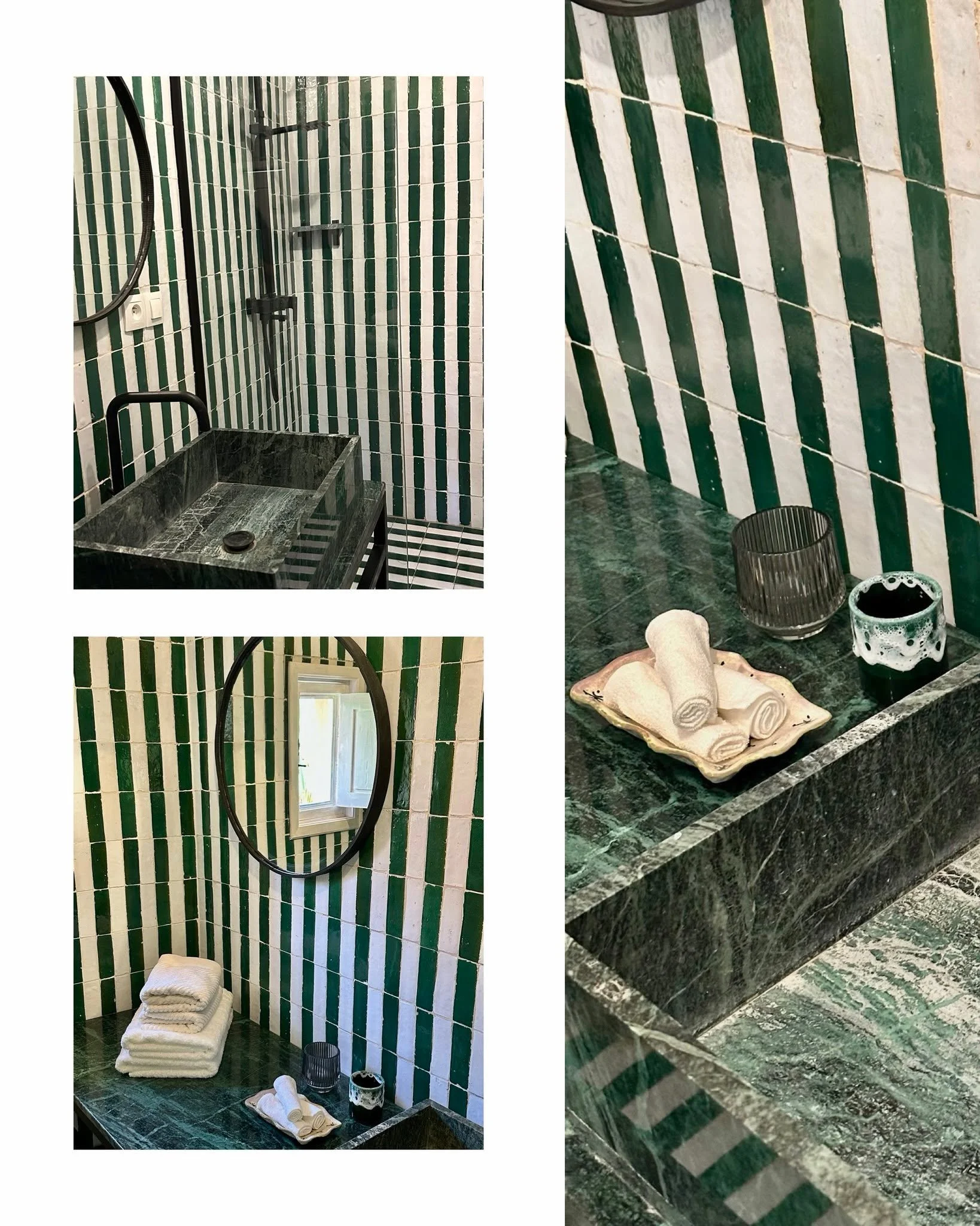 Lines that wake you up; textures that slow you down.

 #riadelbadun #za #designdetails #bathroominspo #moroccancraft #marrakechvibes #medinaliving