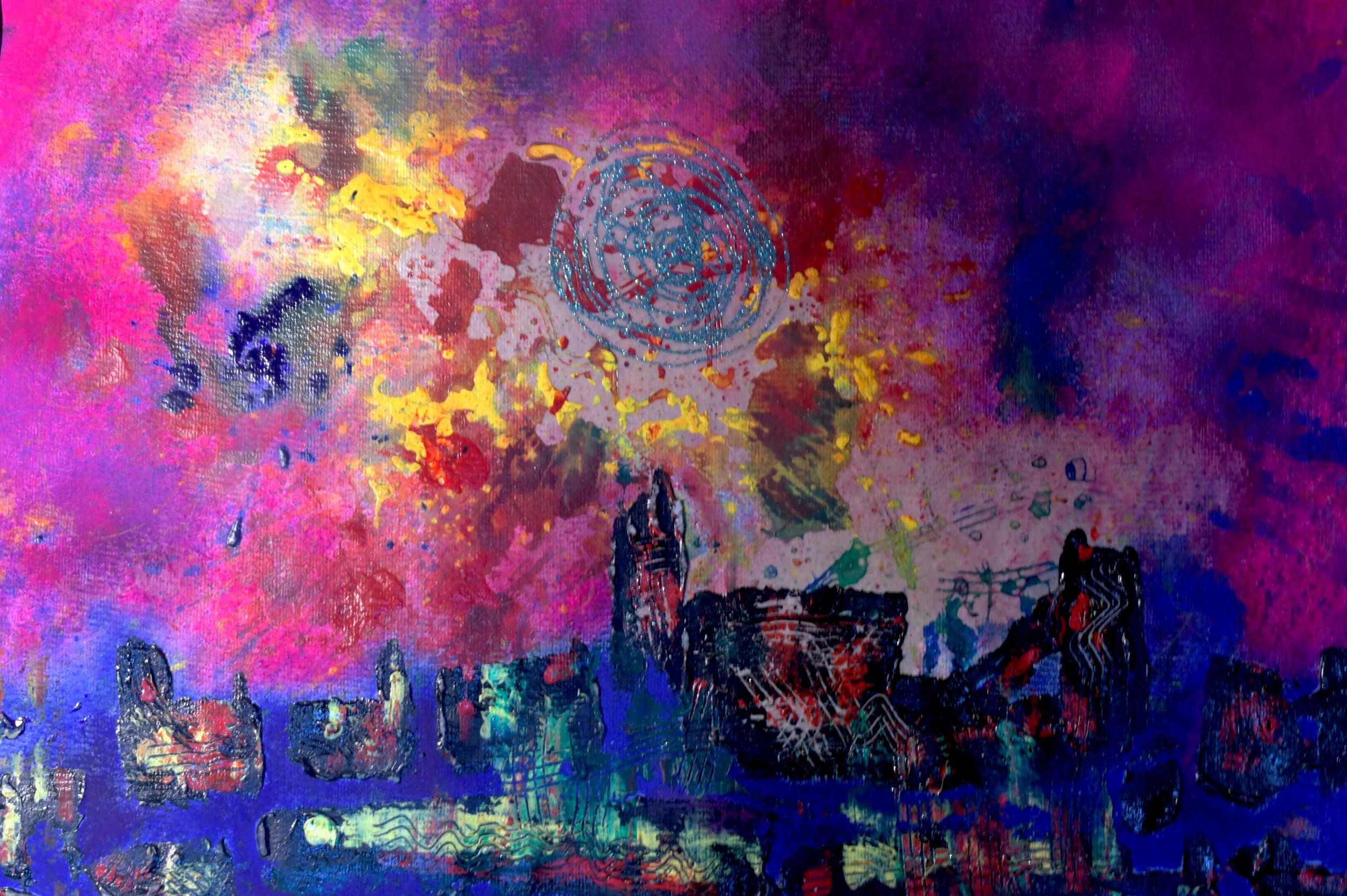 Morning in Dhaka [62X80cm] 2016