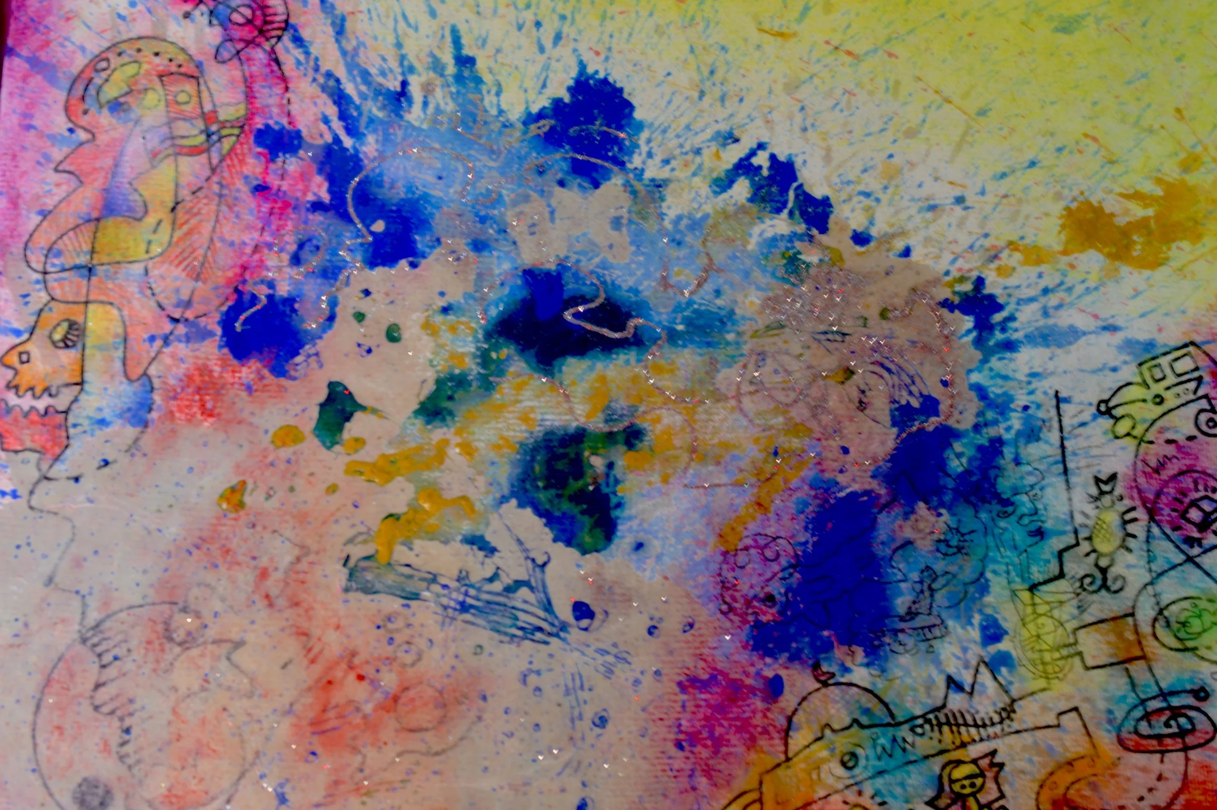 Under a Blue Cloud [62X80cm] 2016