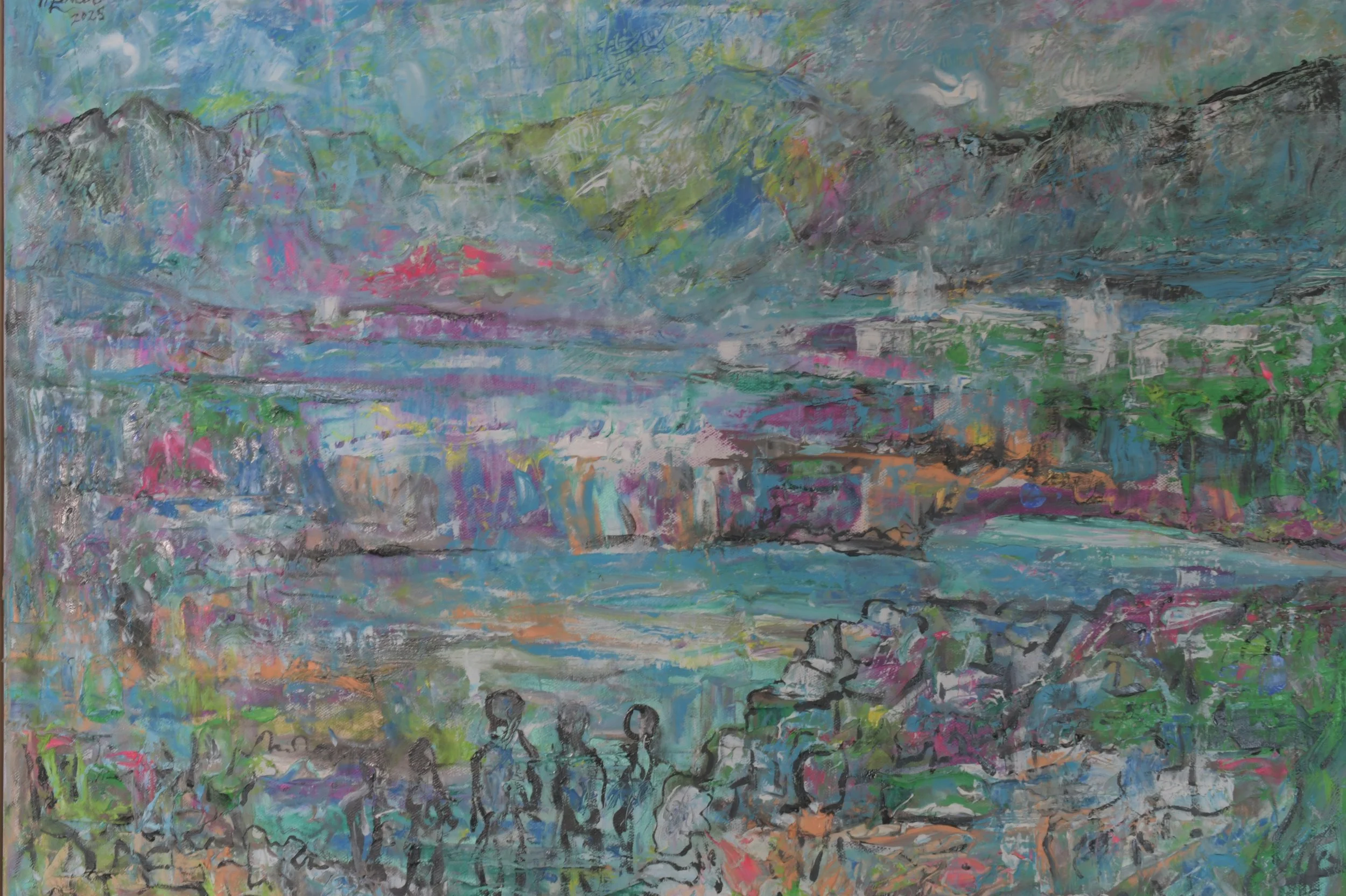 The Return of Spring in Atlantic Canada (2025) Oil on canvas [40X80cm]. 2000US 