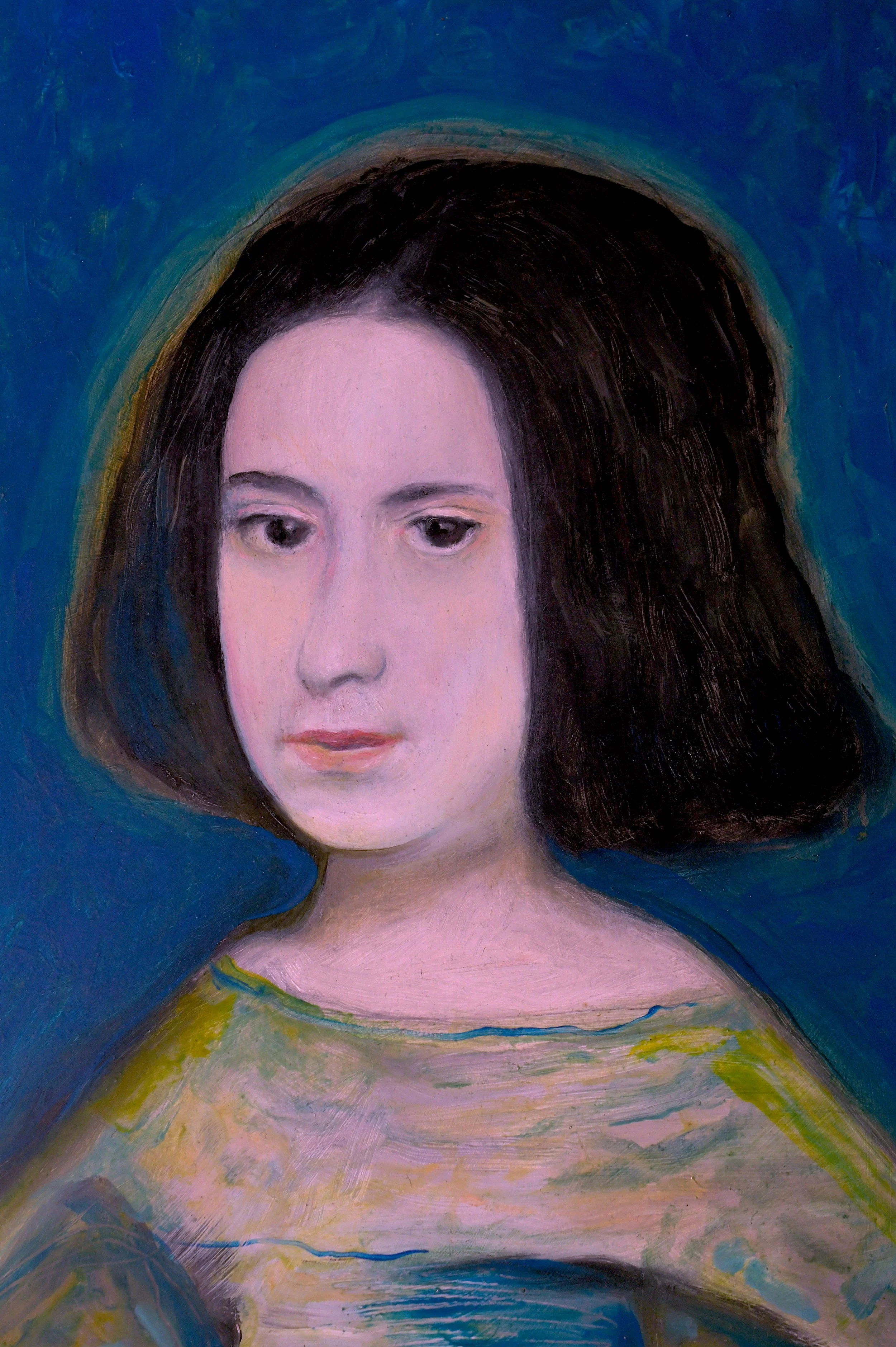 The Infanta Margarita [30X45cm]  oil on wooden panel 2020  2000US