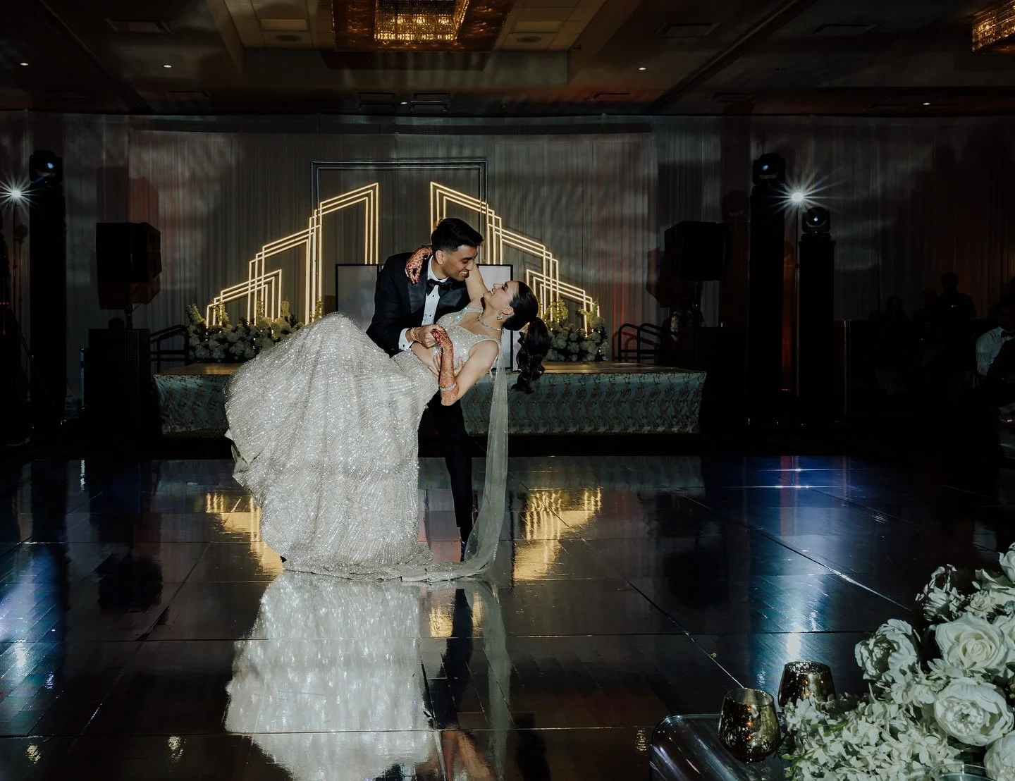 &ldquo;Can I have this dance... for the rest of my life?&rdquo; First of many dances in life for these newlyweds 💃🏽 🪩 🕺🏽

#LiveLoveVow #WeddingRealtor #WeddingPlanner #WeddingPlanning

📸: @weddings_by_bichara