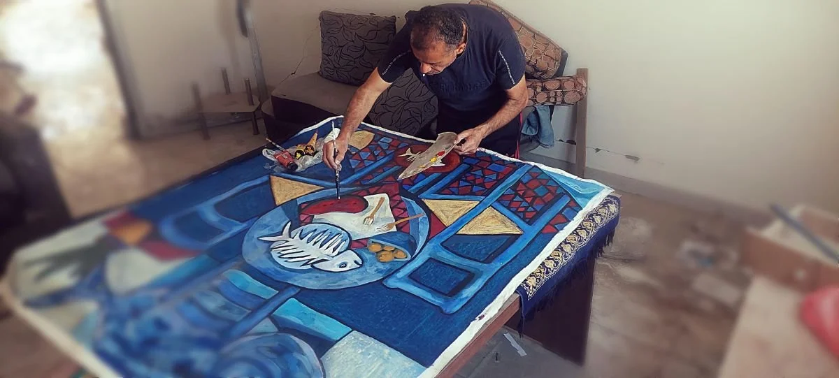 Art Exhibition 'Genocide in Gaza' by Mohamed Harb