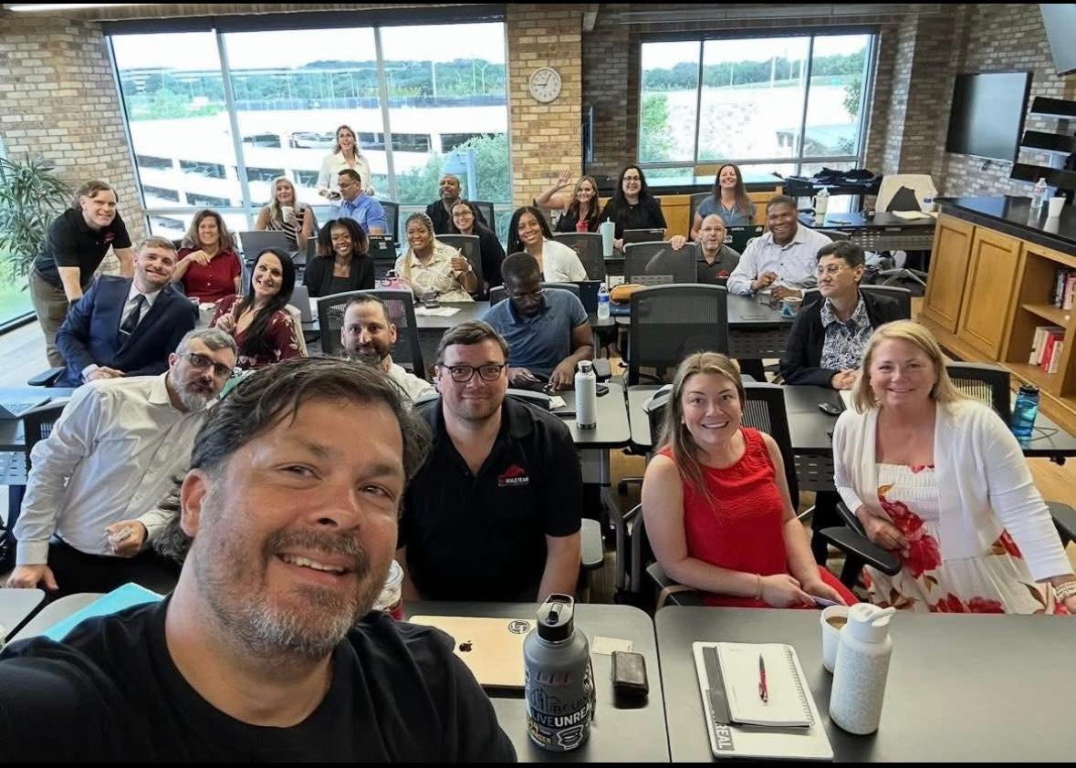 Matt Miale with the Miale Team at their 2025 Mid-Year retreat at Keller Williams Realty International