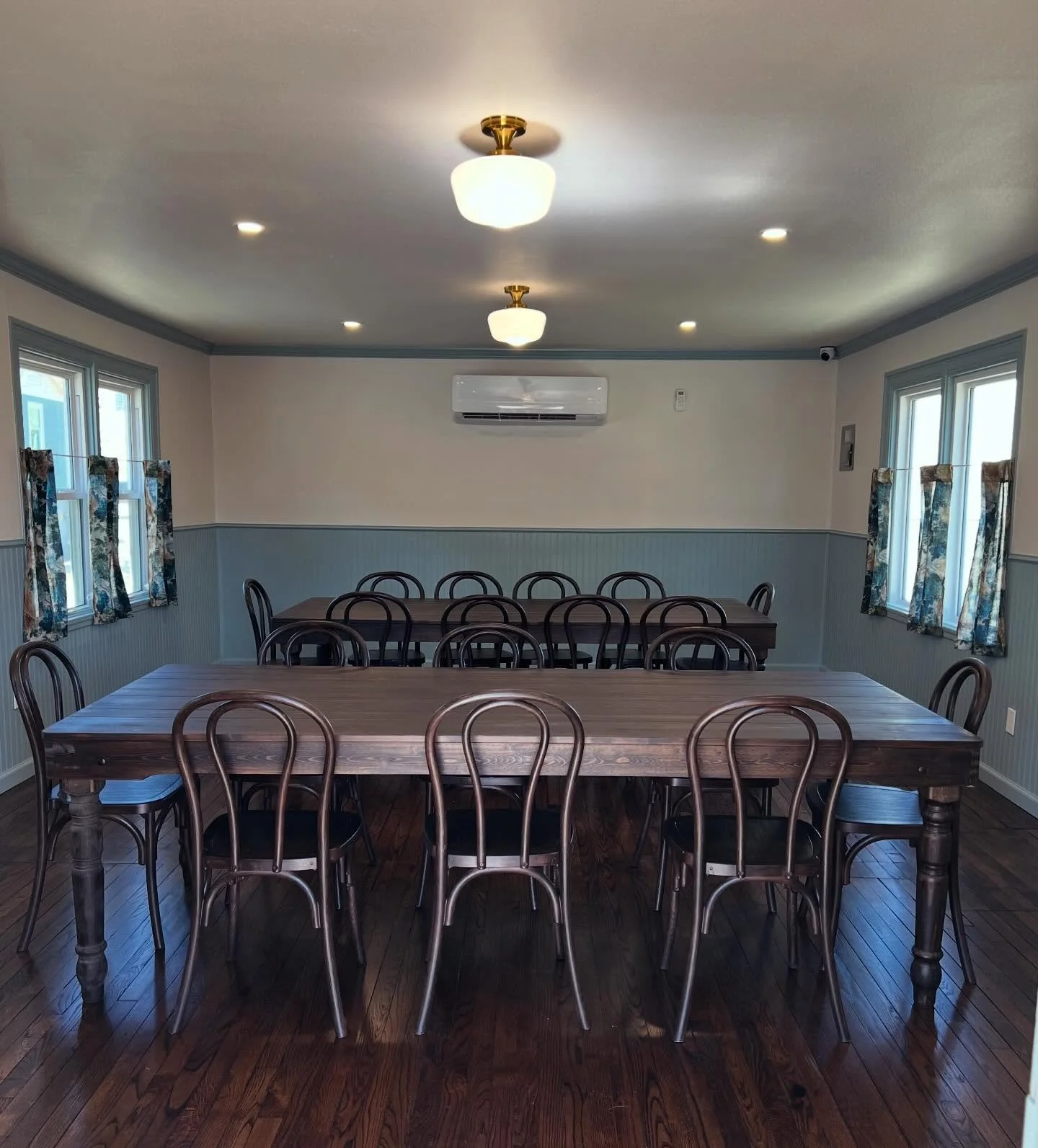 The Cottage House now has furniture and curtains!