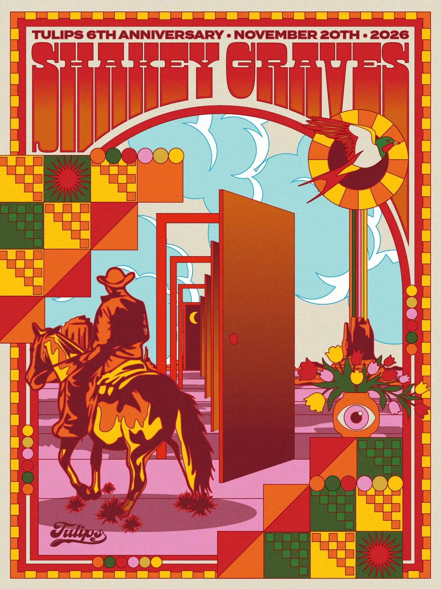 We can&rsquo;t believe our friends at Tulips are celebrating their SIXTH ANNIVERSARY! If you&rsquo;re not with us on NOVEMBER 20, go see SHAKEY GRAVES and support another local business that will keep bringing live music to our home.  #welcomehome #l