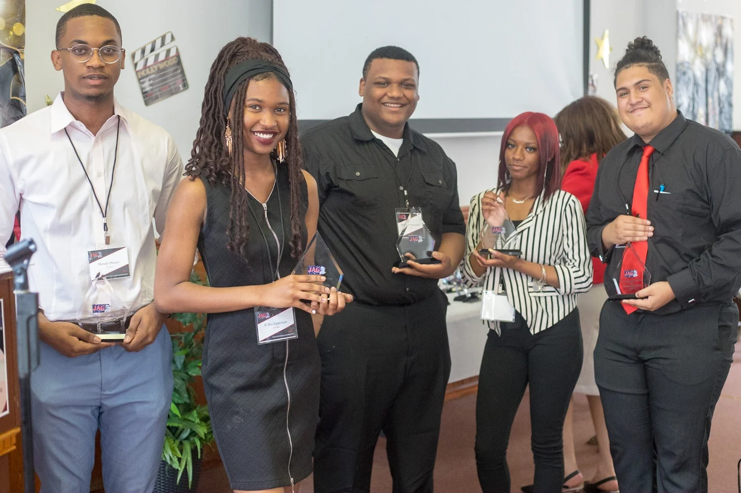JAG Pennsylvania students participating in a JAG program experience