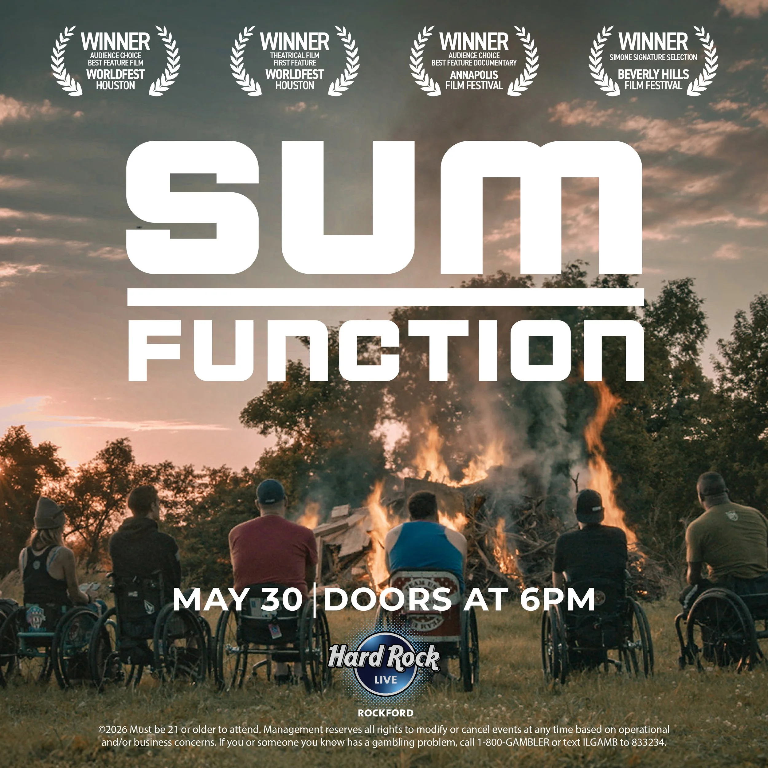 Sum Function Returns to Rockford for One-Night-Only Hometown Premiere at Hard Rock Casino