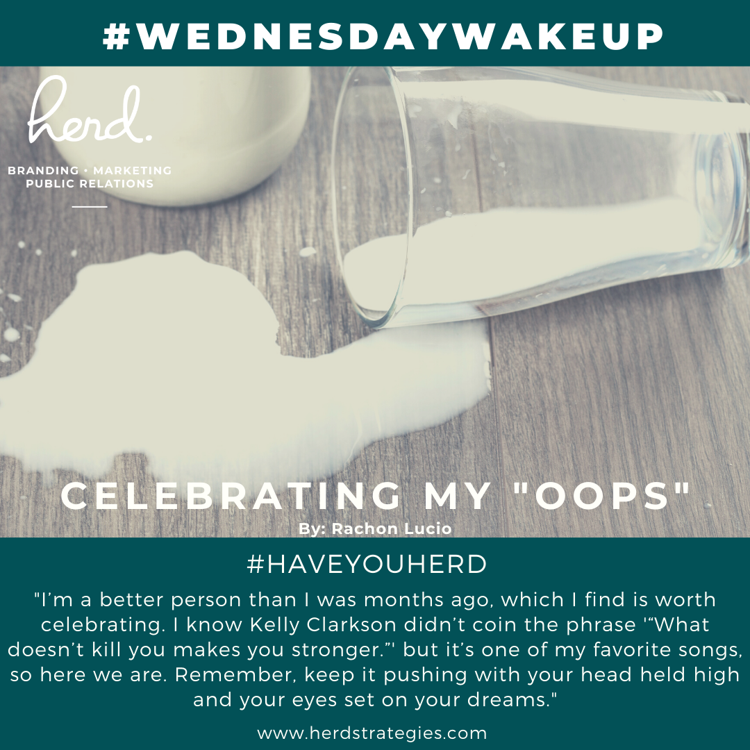 Celebrating My "Oops"