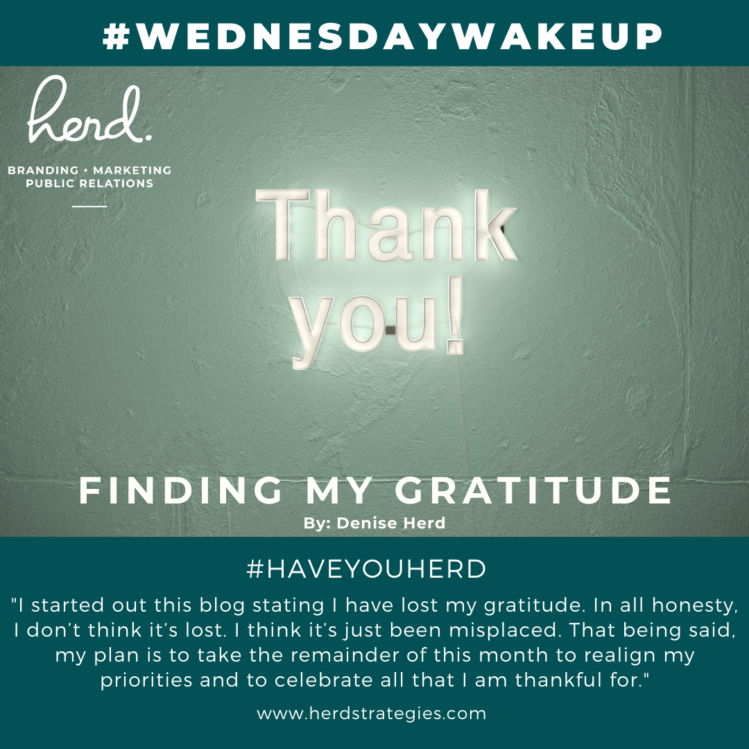 Finding My Gratitude