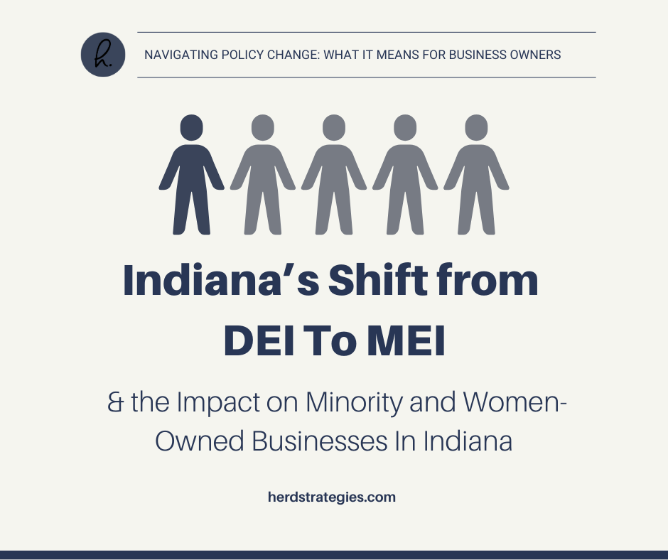 The Impact of Indiana’s Shift from DEI to MEI: How Anti-Diversity Policies Threaten Minority-Owned Businesses, Equity, and Inclusive Economic Growth