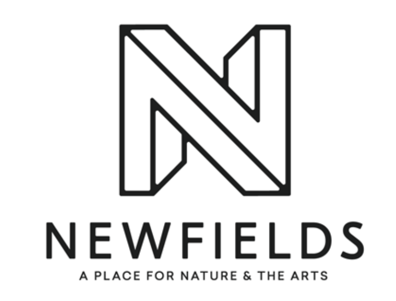 Logo featuring a stylized letter N with the word "NEWFIELDS" below and the tagline "A PLACE FOR NATURE & THE ARTS."