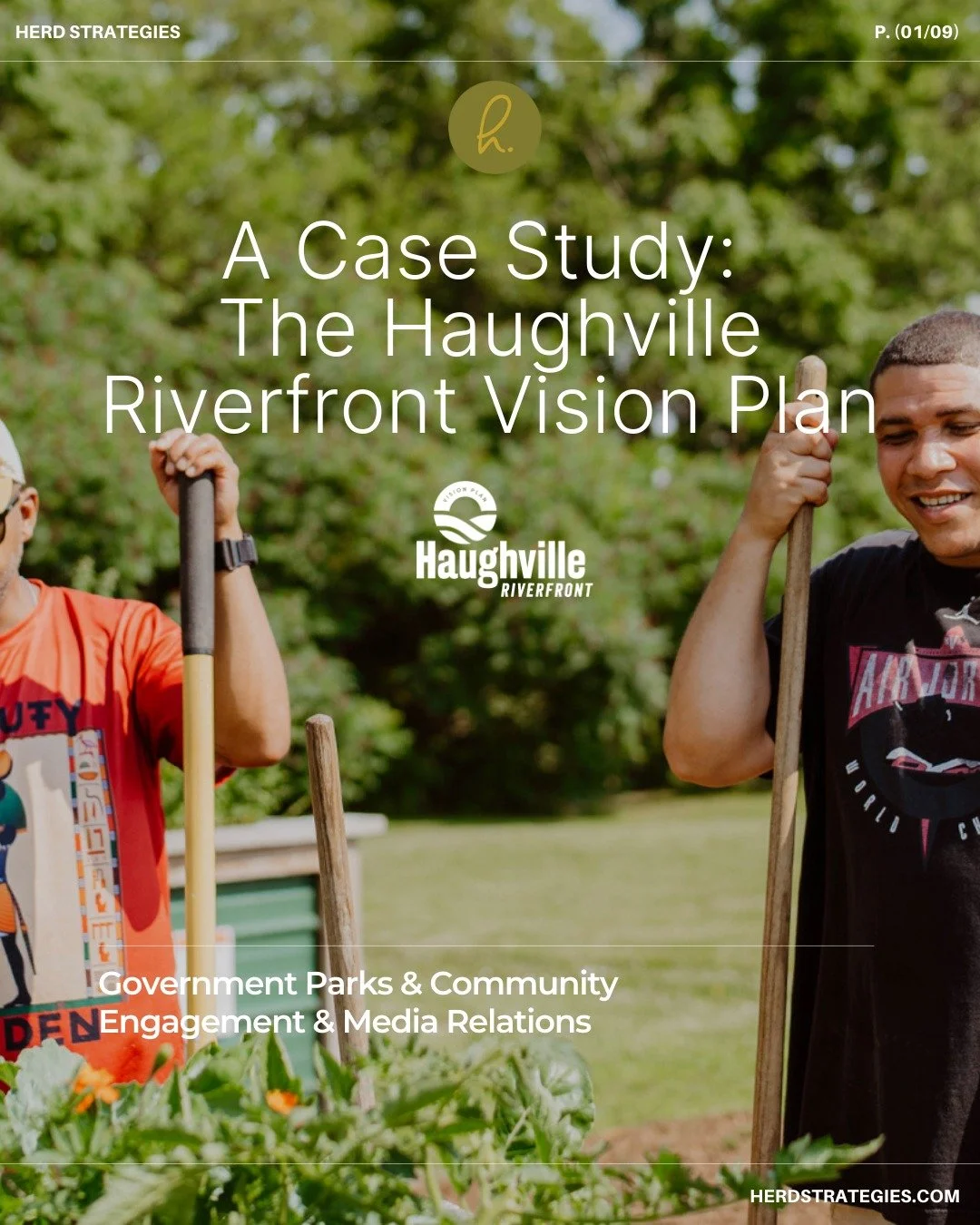 Featuring a past project from the Herd Vault, @haughvilleparks, The Haughville Riverfront Vision Plan is one near and dear to our hearts. 

Together with residents, neighborhood leaders, and partners across the city, the Haughville Riverfront Vision 