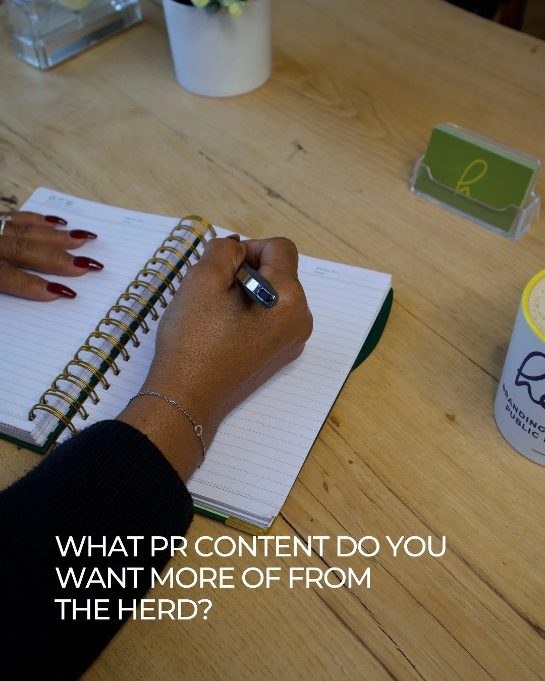 We&rsquo;re building what comes next &mdash; and we want your input. 

As we head into 2026, we&rsquo;re shaping more content around what will actually serve our community, such as: 
-BTS moments from Denise
-PR and Comms insights
-Practical ways to 