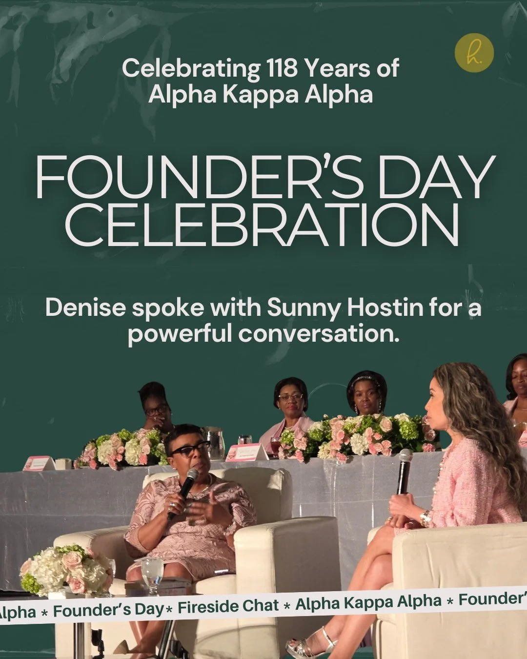 Recently, Herd President Denise joined her @akasorority1908 sisters in St. Louis for a joint Founders Day Celebration...

The weekend commemorates the sorority's founding on January 15, 1908, marking 118 years of sisterhood and service. During this c