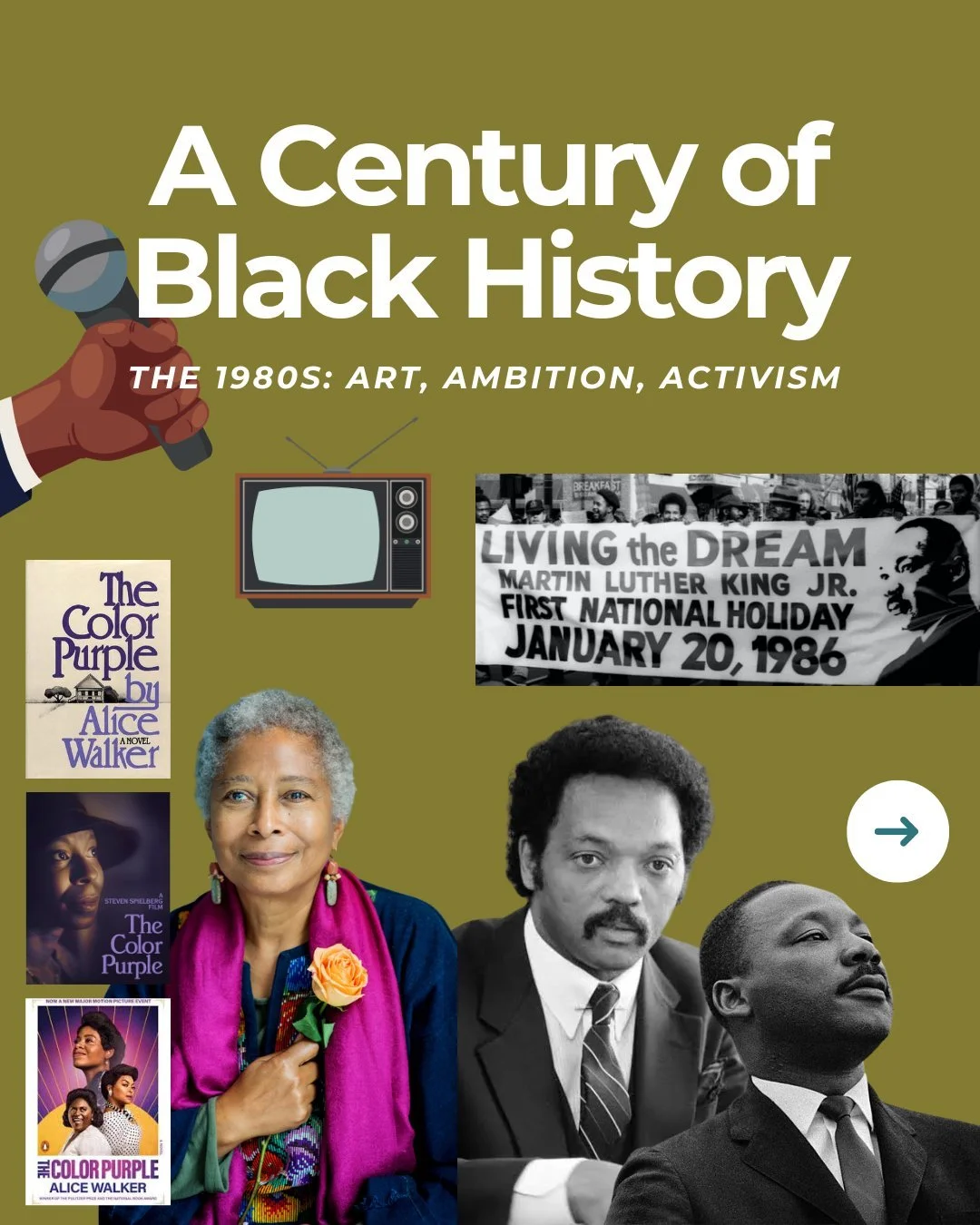 The 1980s flipped the channel on representation in movies, music, and media. 

This decade was transformative as representation finally hit the big screen. TV shows now feature Black actors, and Black voices have made it mainstream. Comprising major 