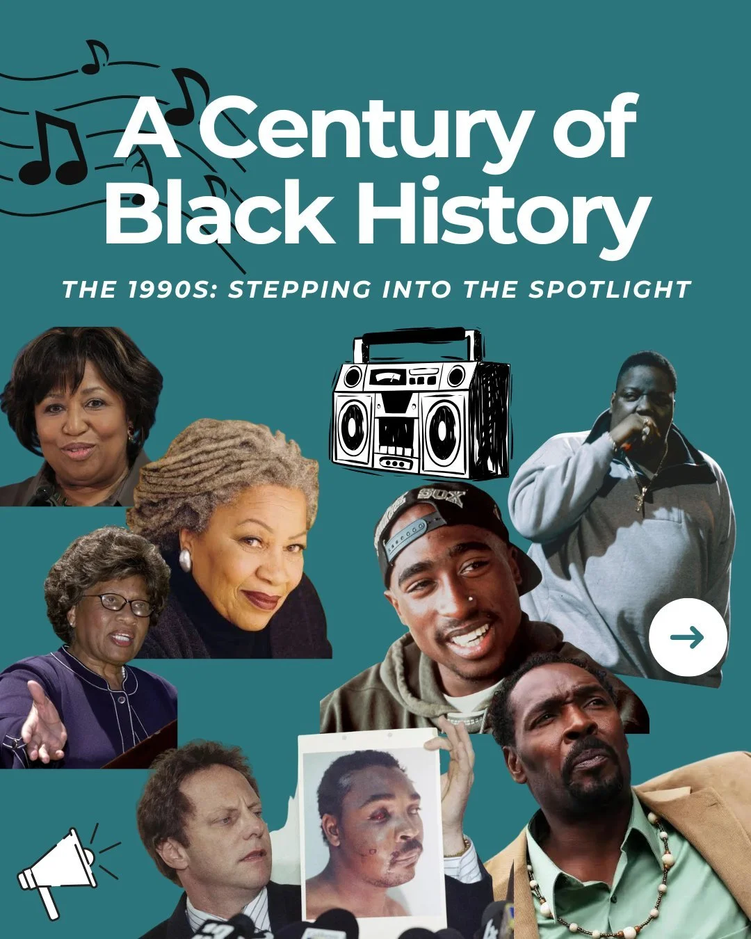 If the 80s were about breaking in, the 90s were about breaking through. 

Artistically, hip-hop was gaining traction in the music scene and serving as a coping mechanism for Americans, while tragedies unfolded on the big screen.  In 1991, Rodney King