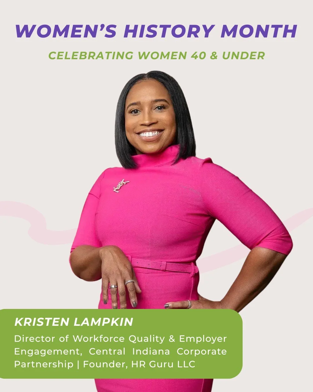 Access changes everything. Kristen Lampkin made that her mission.

As the founder of HR Guru LLC and the Director of Workforce Quality and Employer Engagement at Central Indiana Corporate Partnership, Kristen has spent her career building bridges for