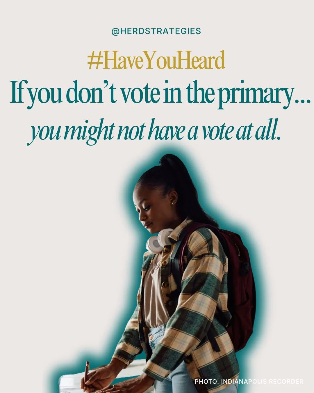 Most people skip the primary. That&rsquo;s exactly the problem. 

In 2024, Indiana ranked 40th in voter turnout nationwide. Marion County's turnout was among the lowest it's been since 1988. In a midterm cycle like 2026, these numbers drop even furth