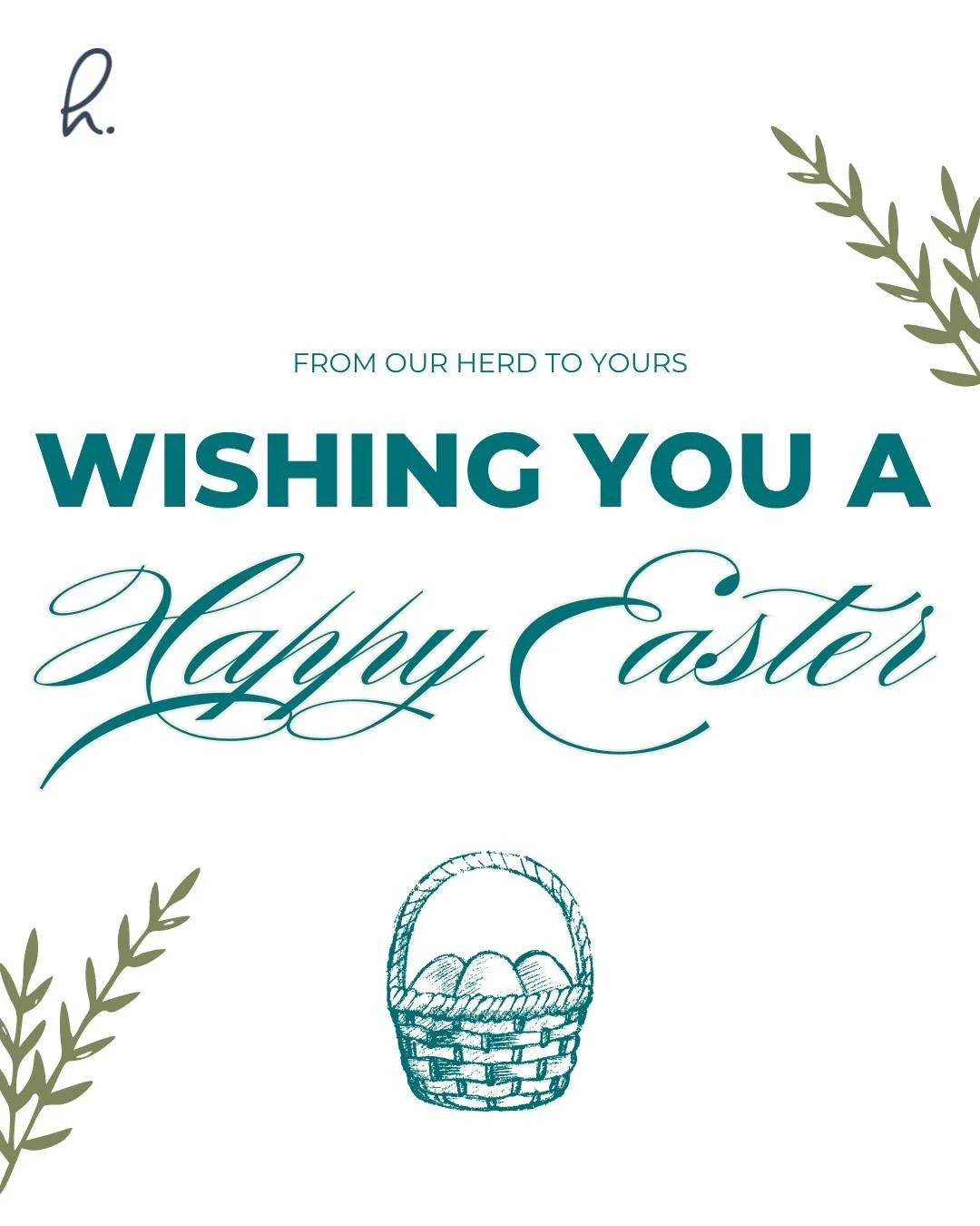 Happy Easter from the Herd Strategies team! Wishing you a peaceful day with the people you love. 🐣