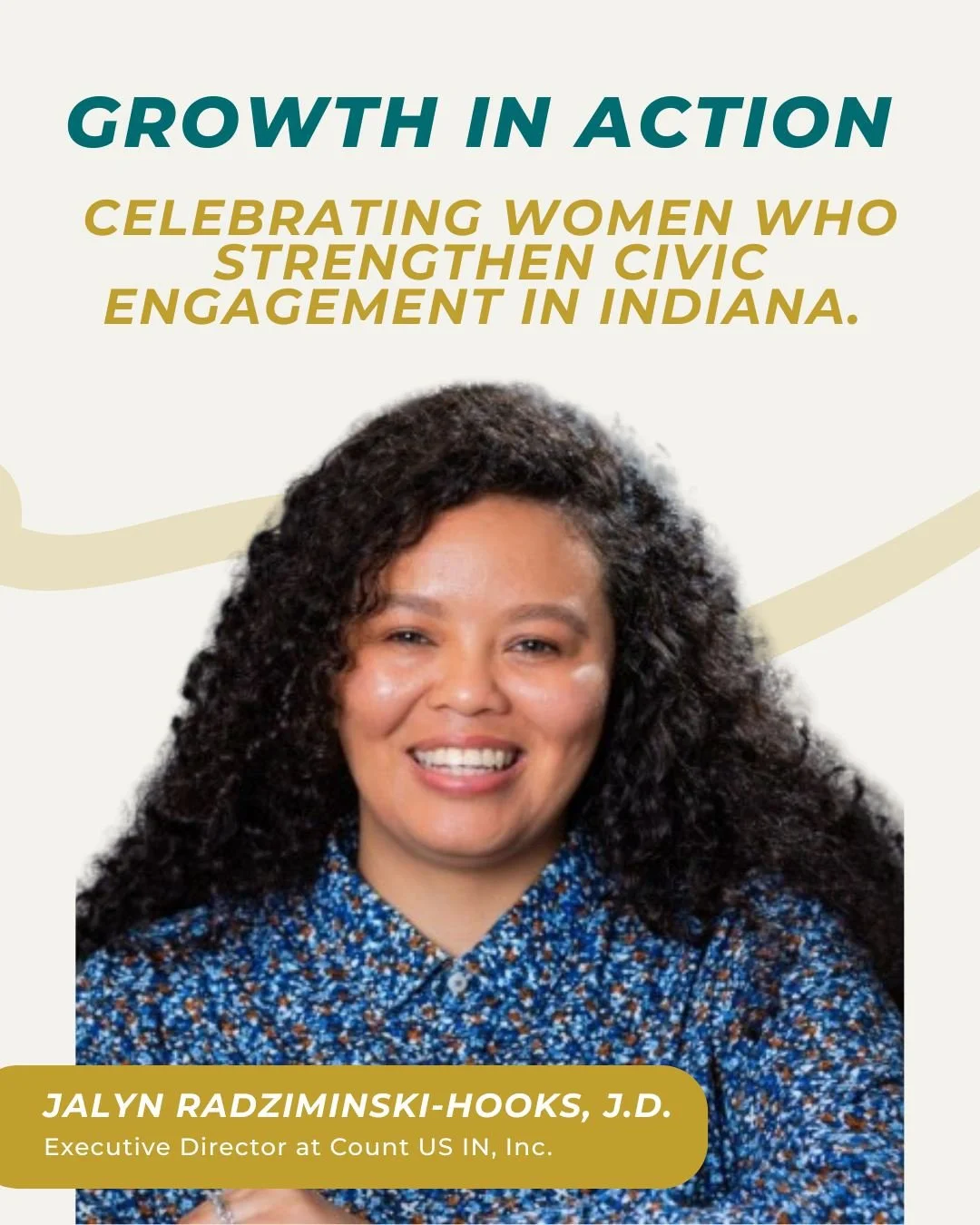 Change doesn&rsquo;t start at the ballot box; it starts with belonging. 

As the founder of Count US IN, @jalynradziminski is creating a grassroots initiative that may not always make headlines, but continues to shape them. Radziminski's focus is pow