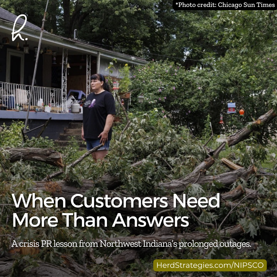 Beyond Restoration: The PR Lesson in NIPSCO’s Outages