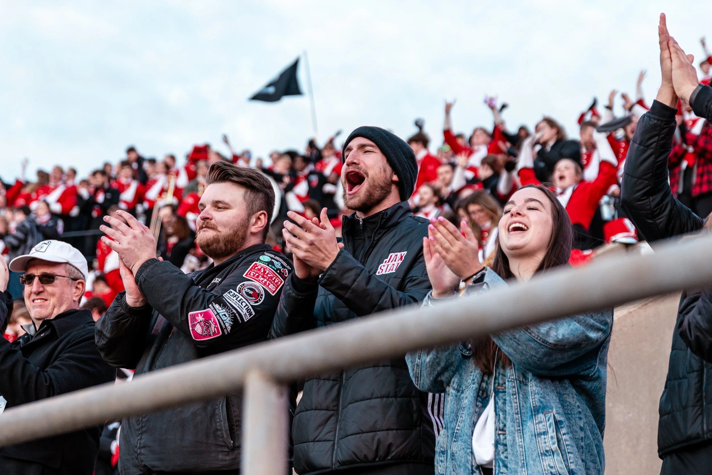 This photo is of some Jax State fan’s reactions to us going to the Conference Championship game.