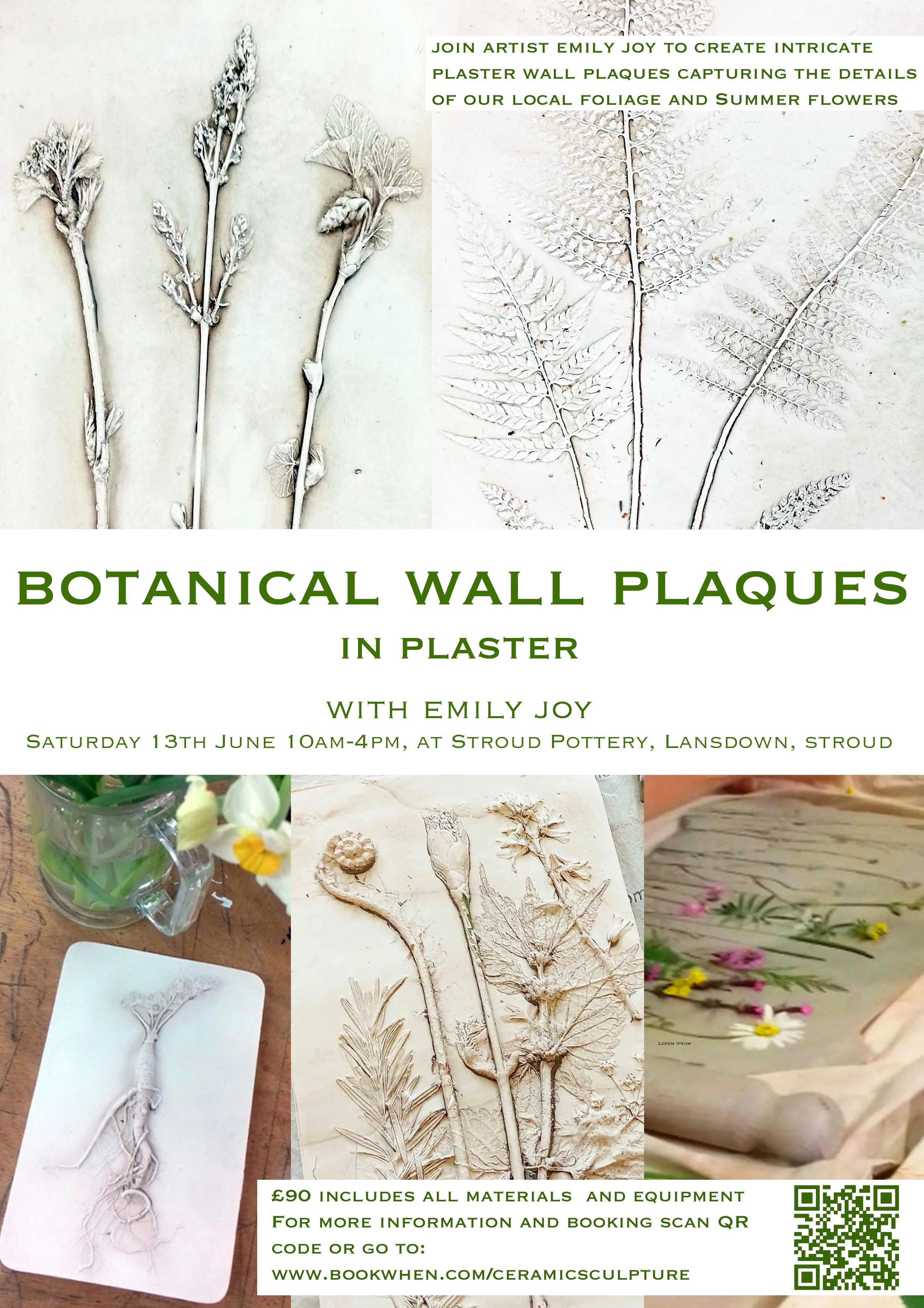 Botanical Wall Plaques with Emily Joy