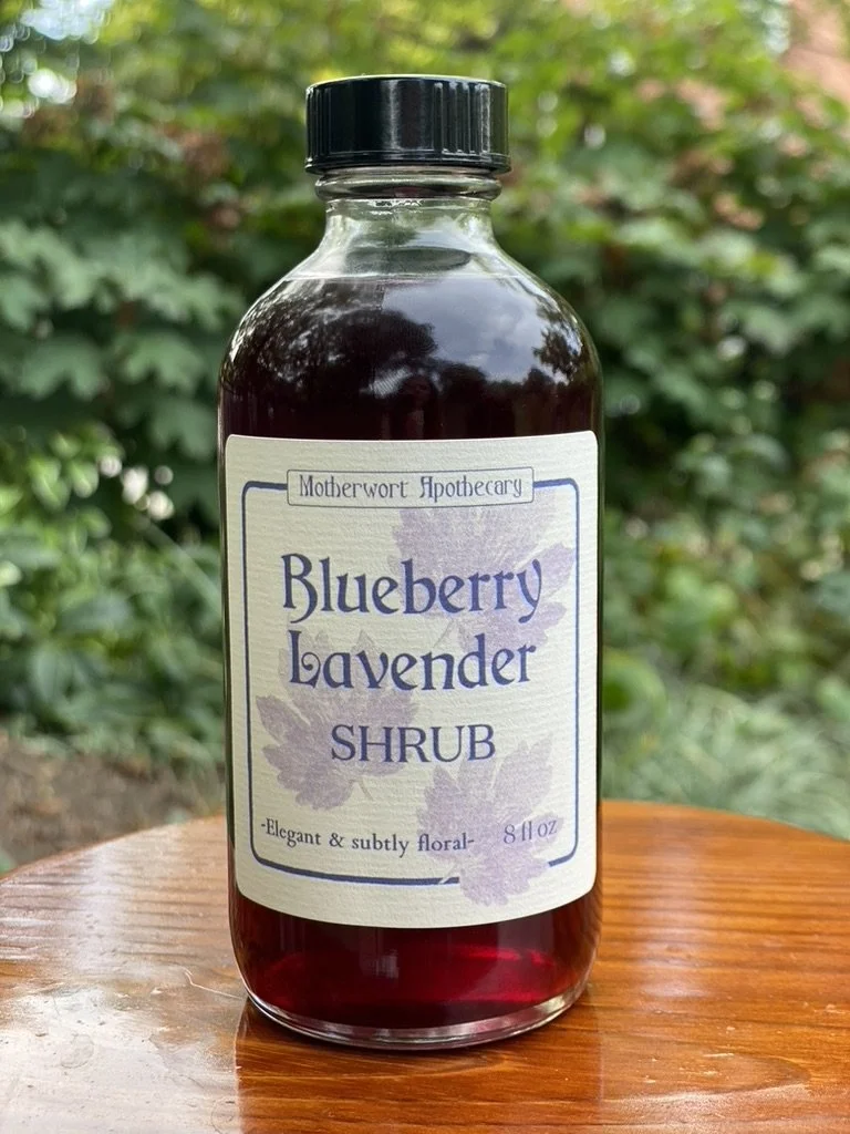 Blueberry Lavender Shrub
