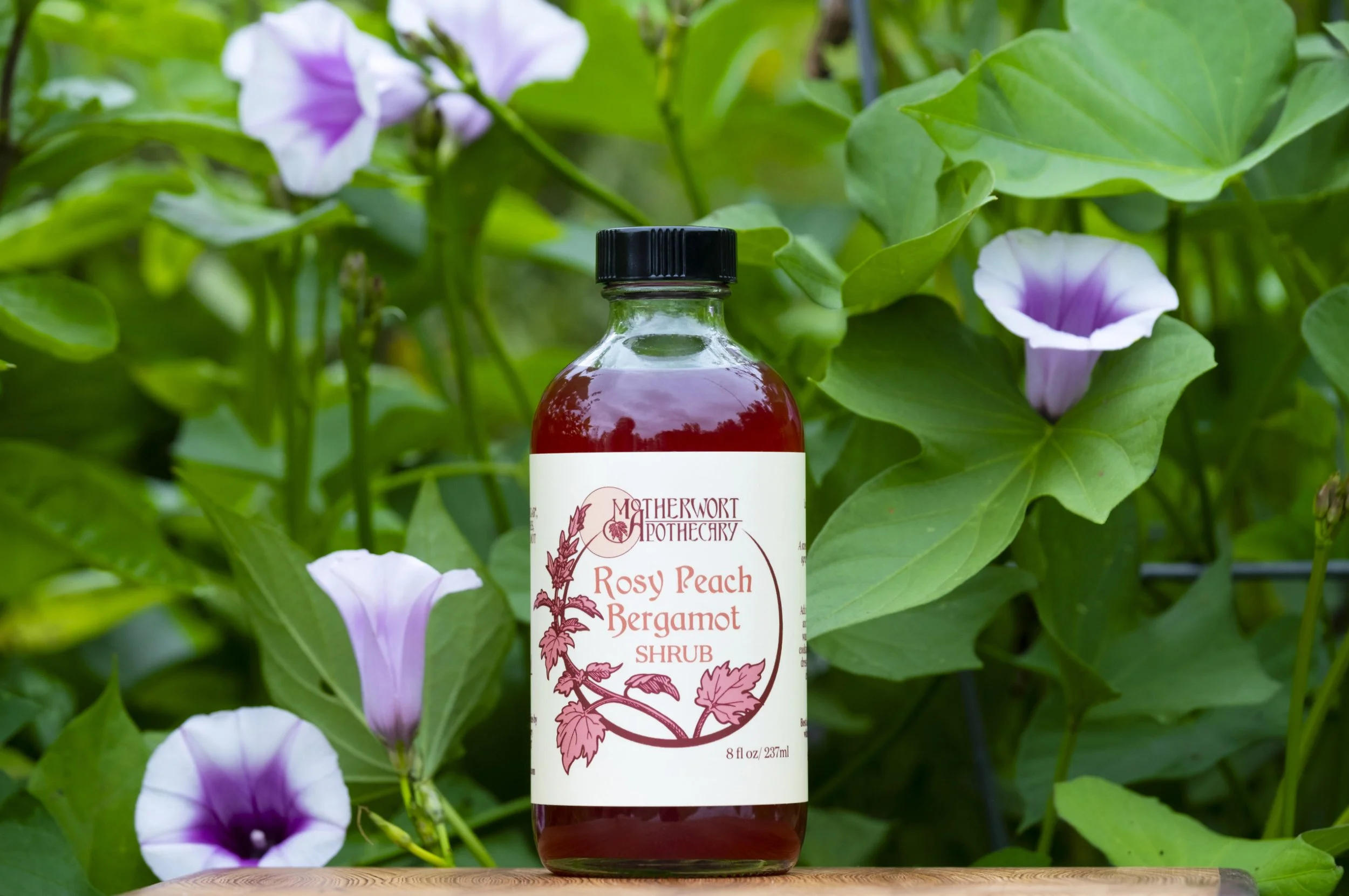 Rosy Peach Bergamot Shrub -8 fl oz