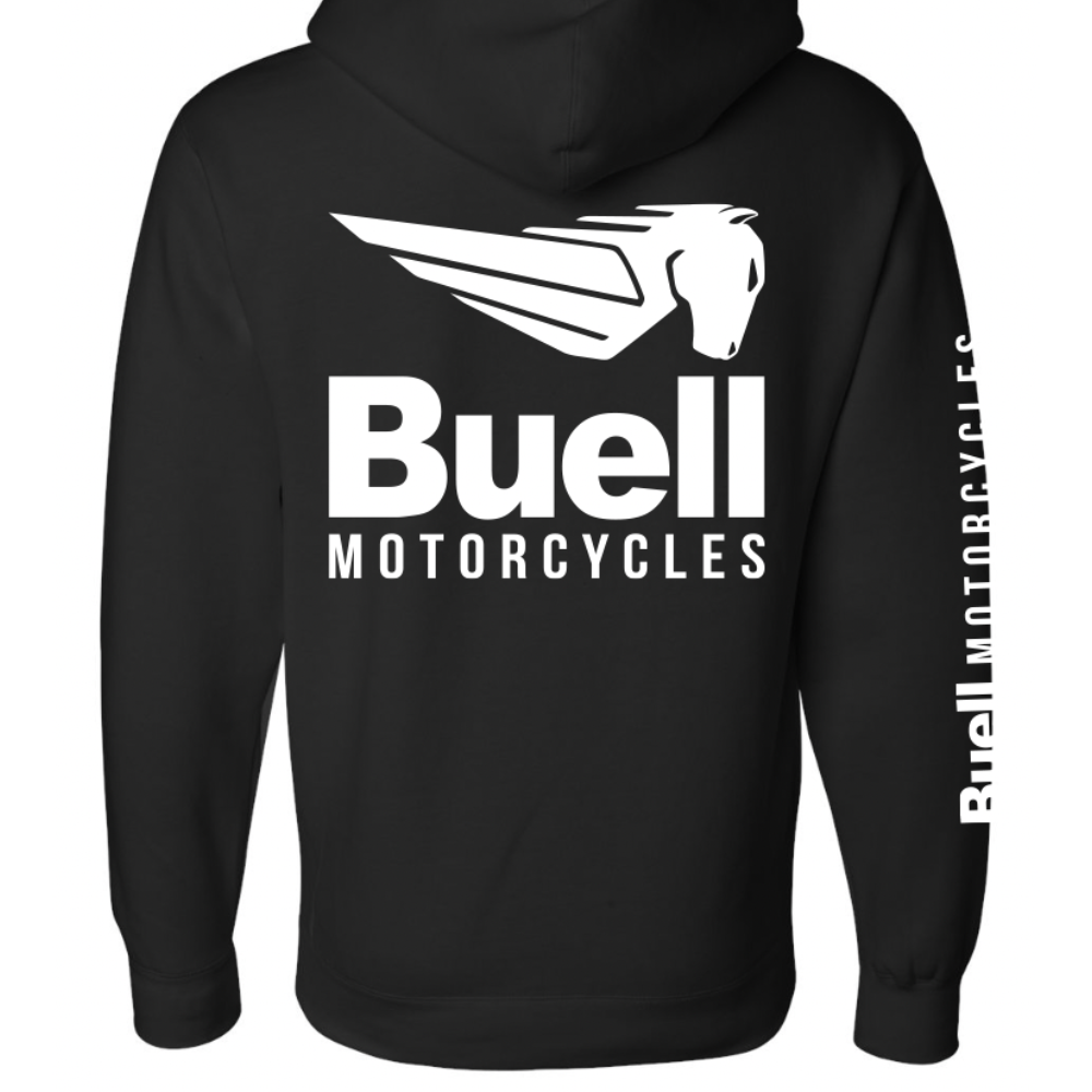 Buell Premium Hooded Sweatshirt (Black)