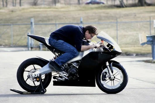 Erik Buell on the Buell 1190RR