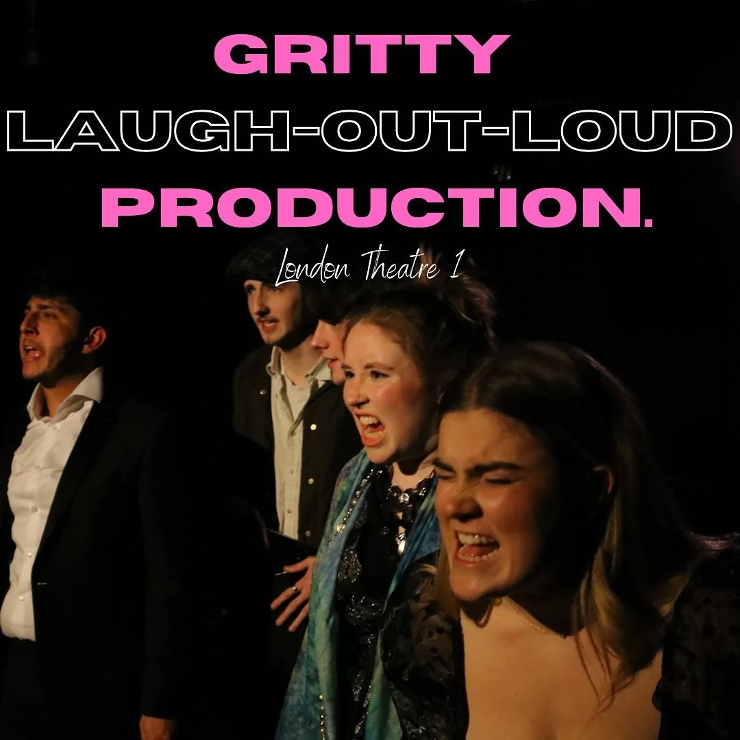 Another ⭐️⭐️⭐️⭐️ review ! 

🎭 We cannot believe it&rsquo;s the last show of  our &ldquo;Gritty laugh a minute production&rdquo;! 😂👏 #laughaminute 

@londontheatre1