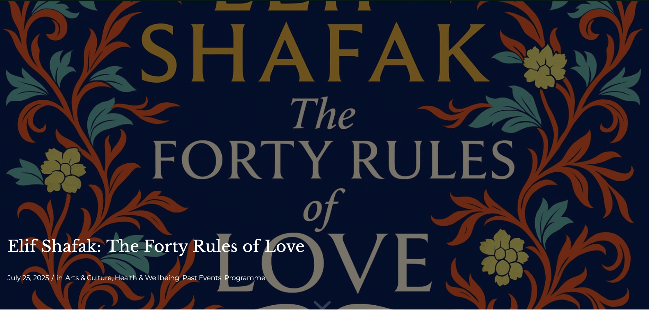 The Conduit – Book Launch: Elif Shafak