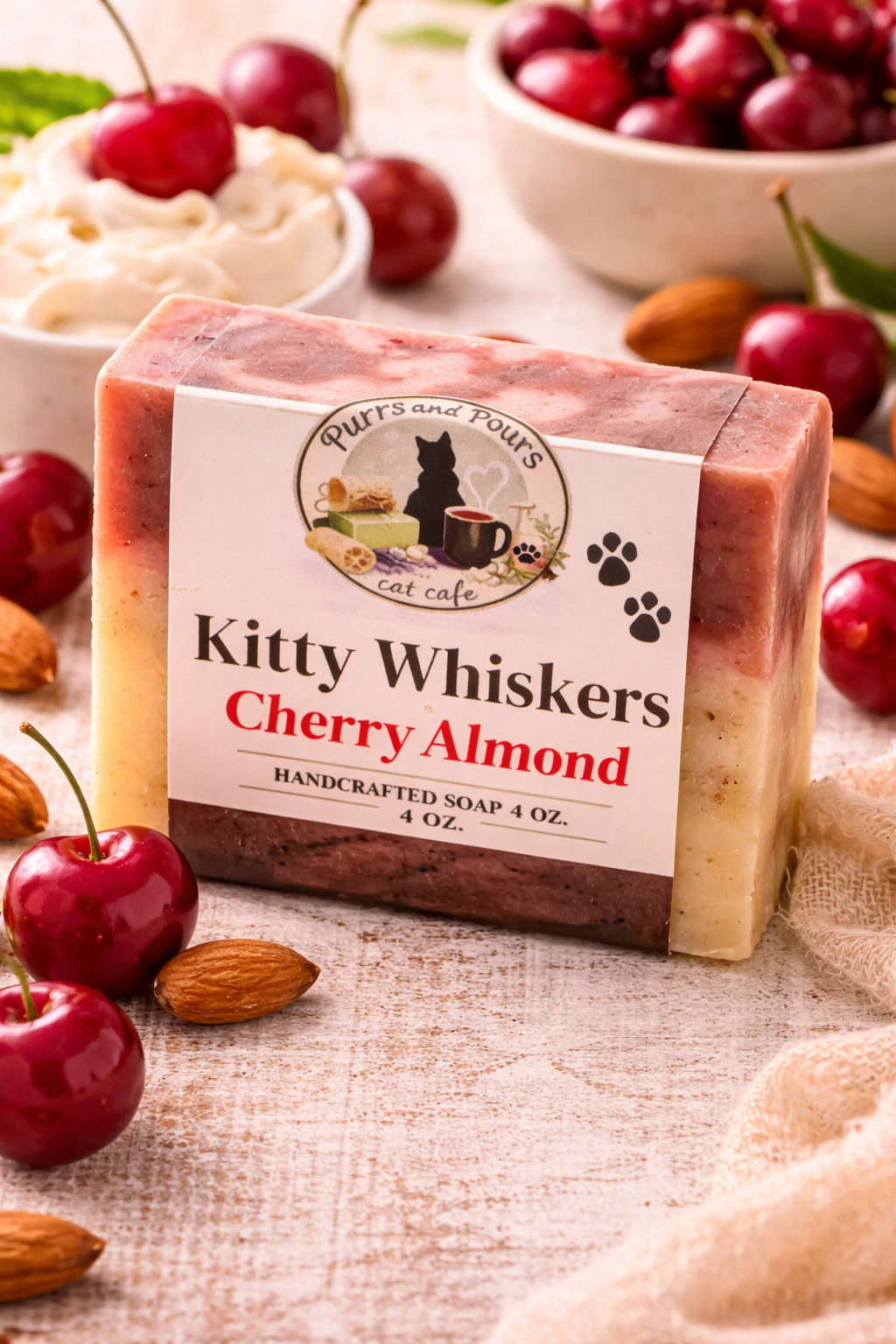 Kitty Whiskers Cherry Almond