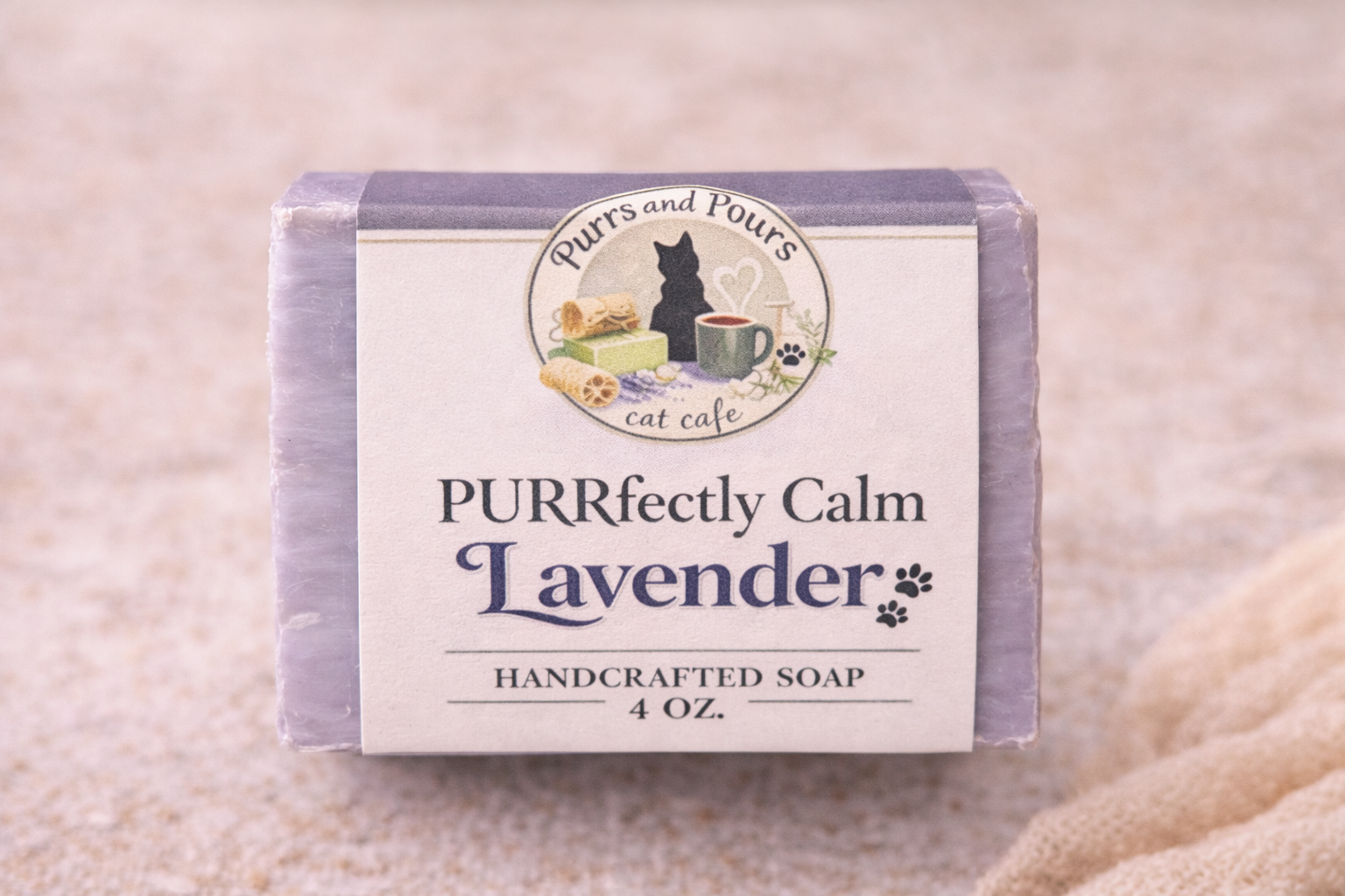 PURRfectly Calm Lavender Soap Bar