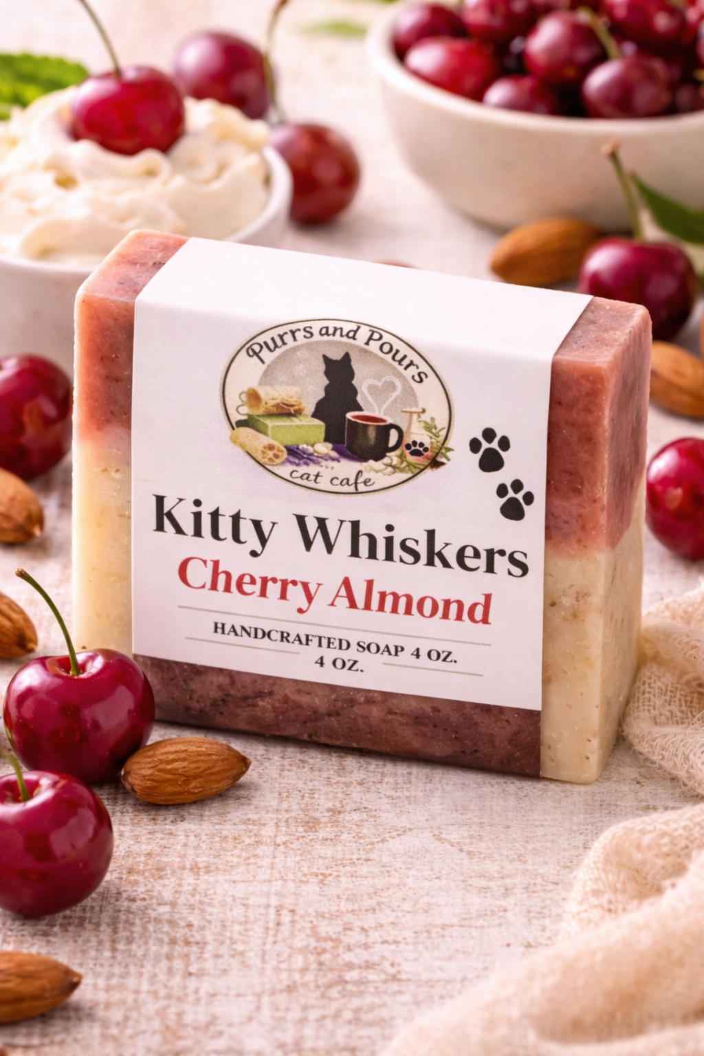Kitty Whiskers Cherry Almond