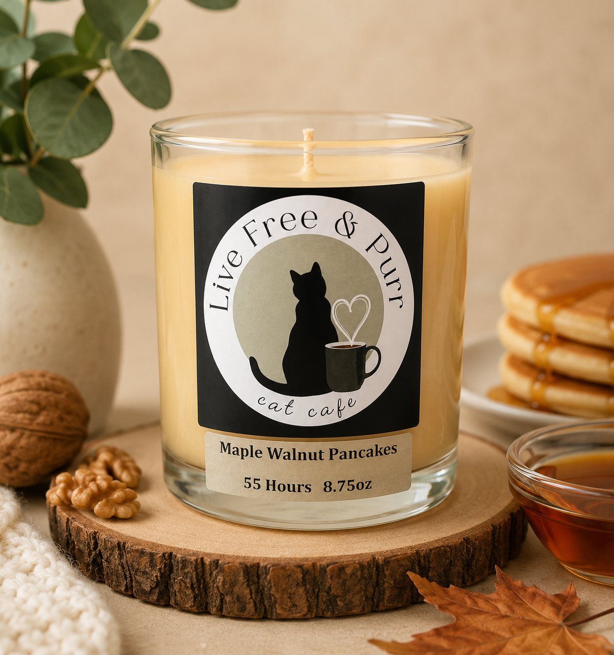 Maple Walnut Pancakes Soy Candle