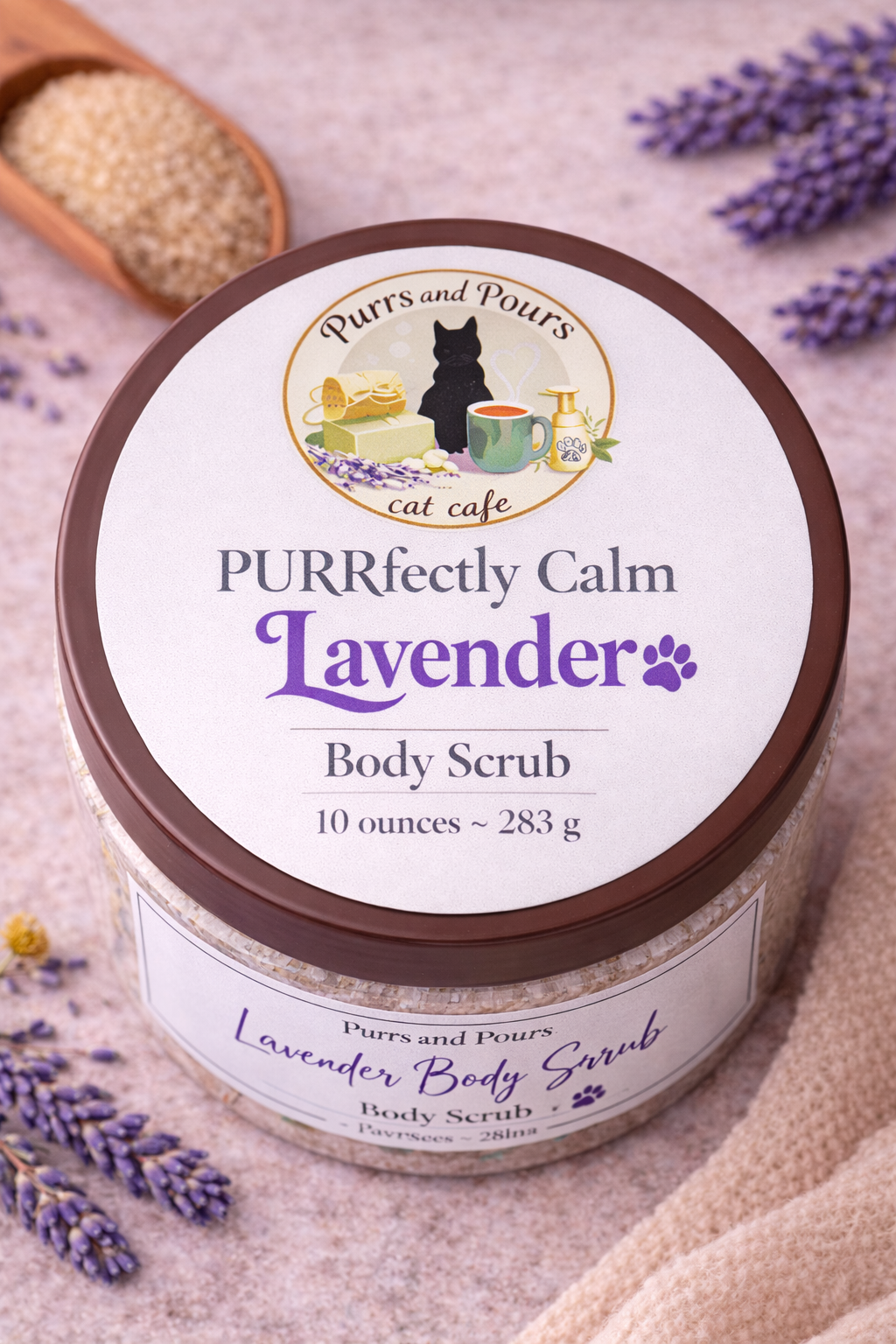 PURRfectly Calm Lavendar Body Scrub