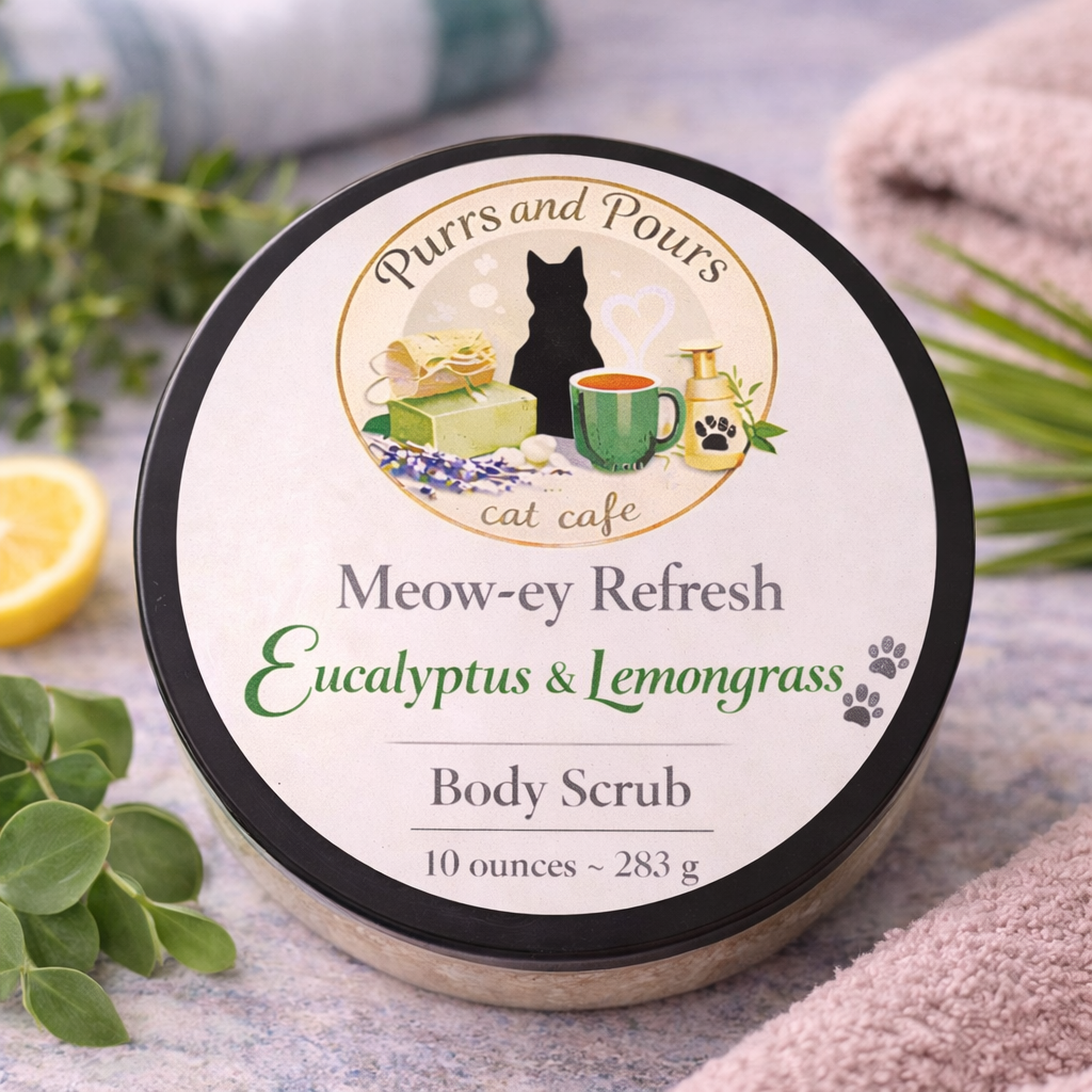 Meow-ey Refresh Eucalyptus & Lemongrass Body Scrub