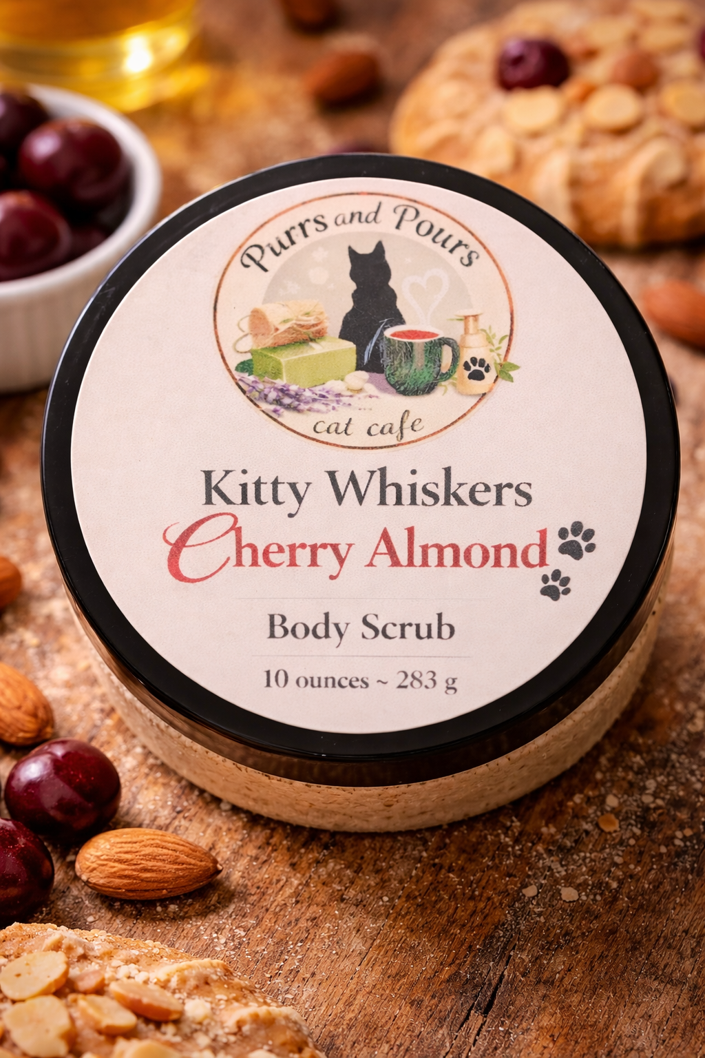 Kitty Whiskers Cherry Almond Body Scrub