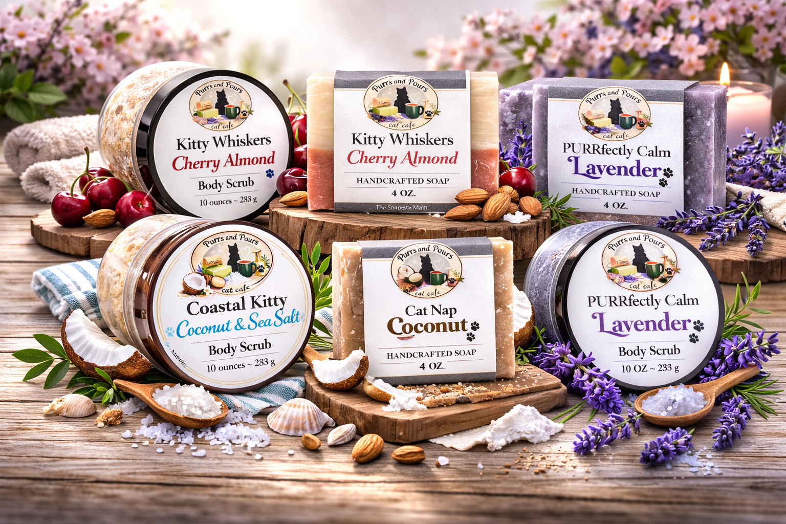 Handcrafted Body Scrub + Soap Bundles