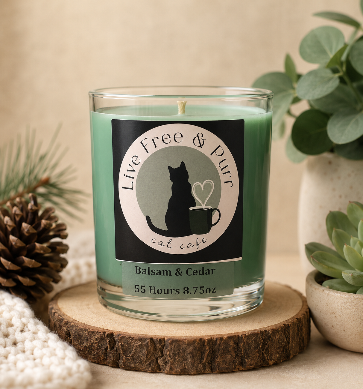 Balsam & Cedar Soy Candle