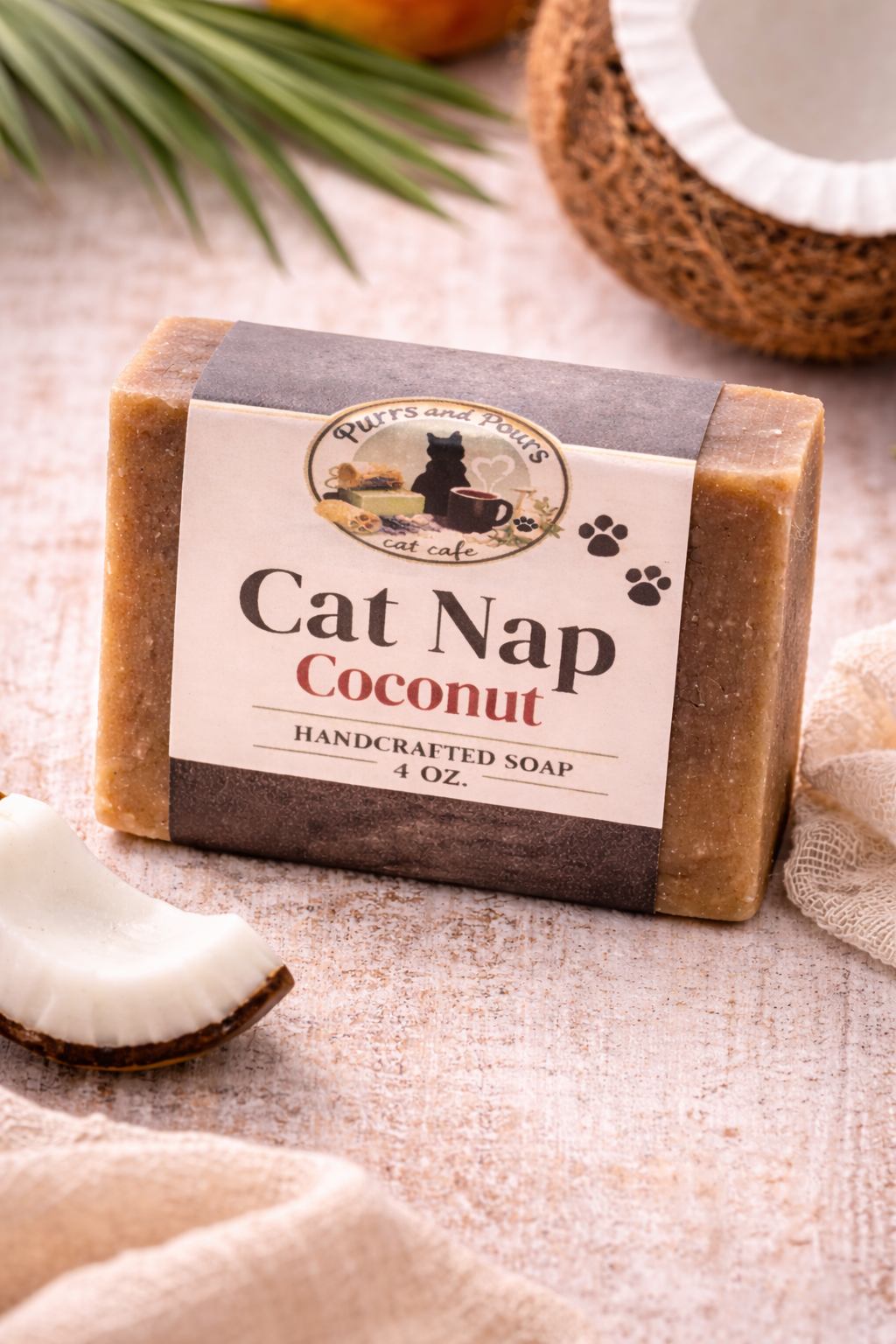 Cat Nap Coconut Soap Bar