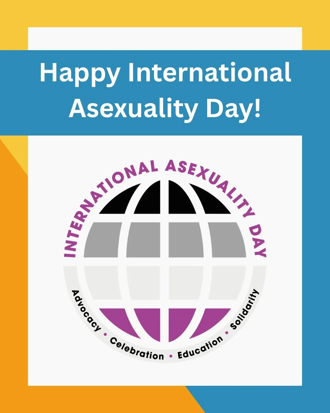 Happy International Asexuality Day! 🖤🩶🤍💜
Education and Celebration are two of the four themes of International Asexuality Day! Because of this, we, together with @lsvd.sh, celebrate this occasion with an educational post! 

The International Asex