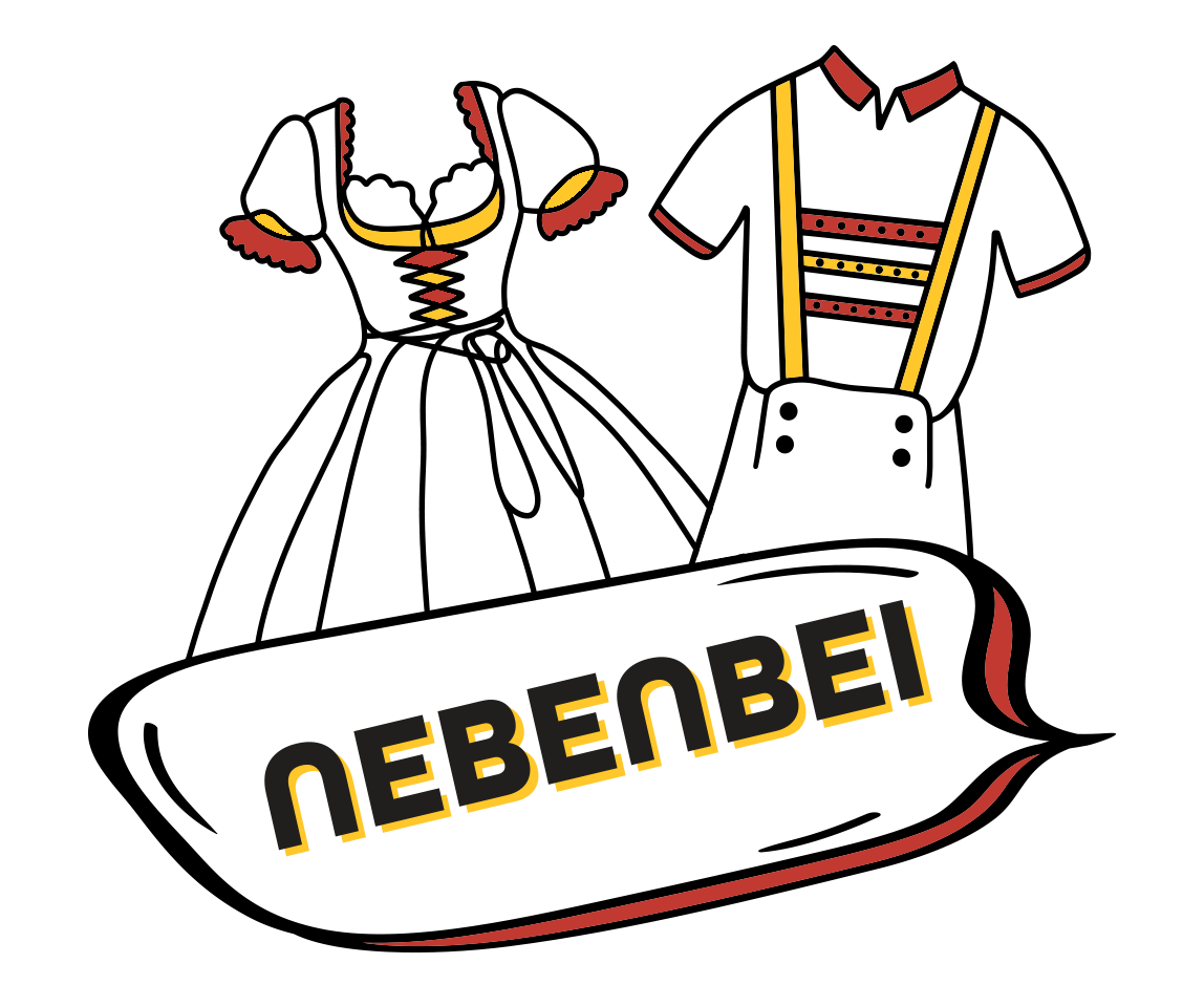 A neon sign with Russian text, a cocktail glass, and two beams of yellow light.