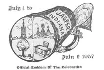 Jasper German Club Celebration Emblem