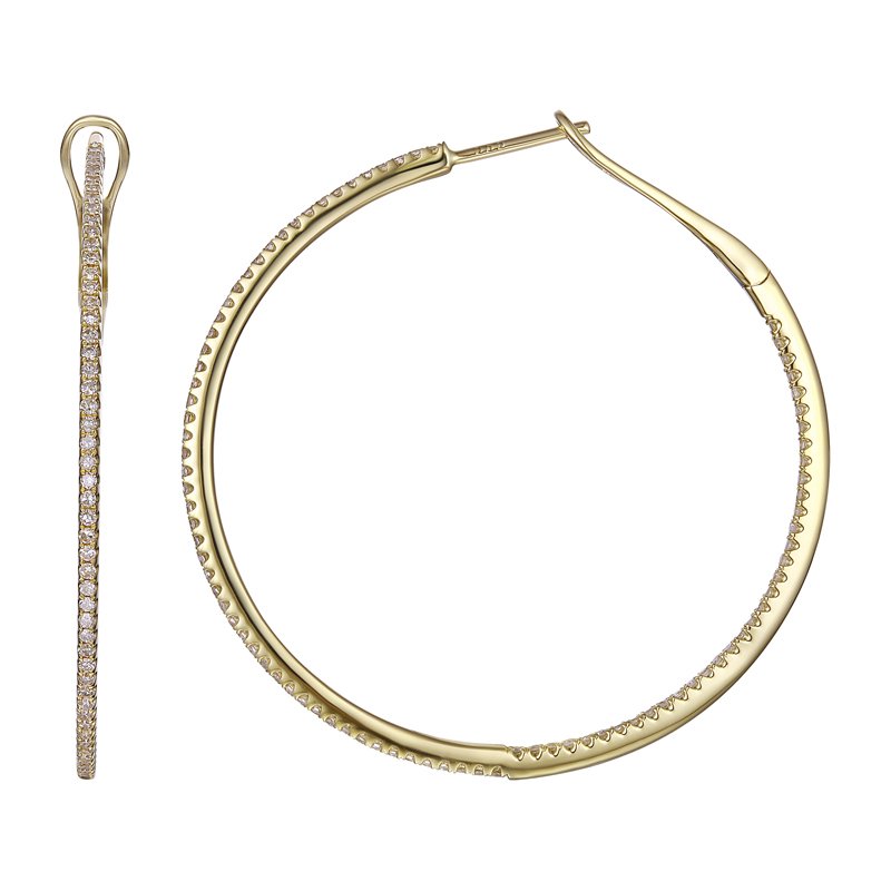 WHISPER THIN HOOPS - MEDIUM