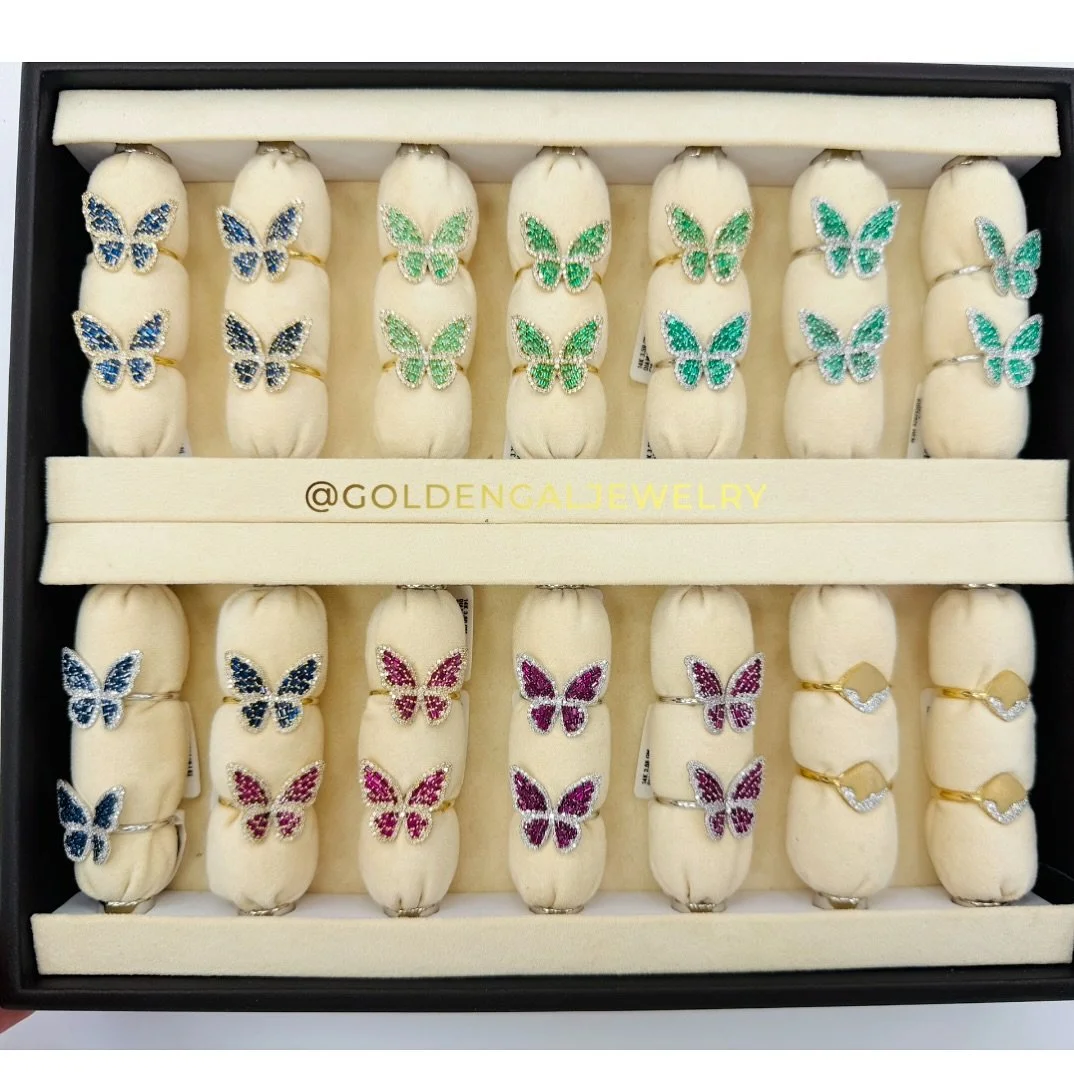 BUTTERFLY EFFECT 🩷🩵💙💚 place your order now &mdash; These masterpieces are $100 off for our holiday sale. 
#natural #gemstones